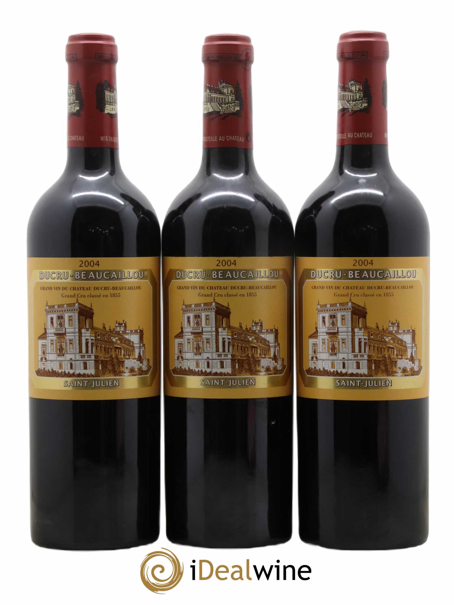 Château Ducru Beaucaillou 2ème Grand Cru Classé 2004 - Lot de 3 bouteilles - 0