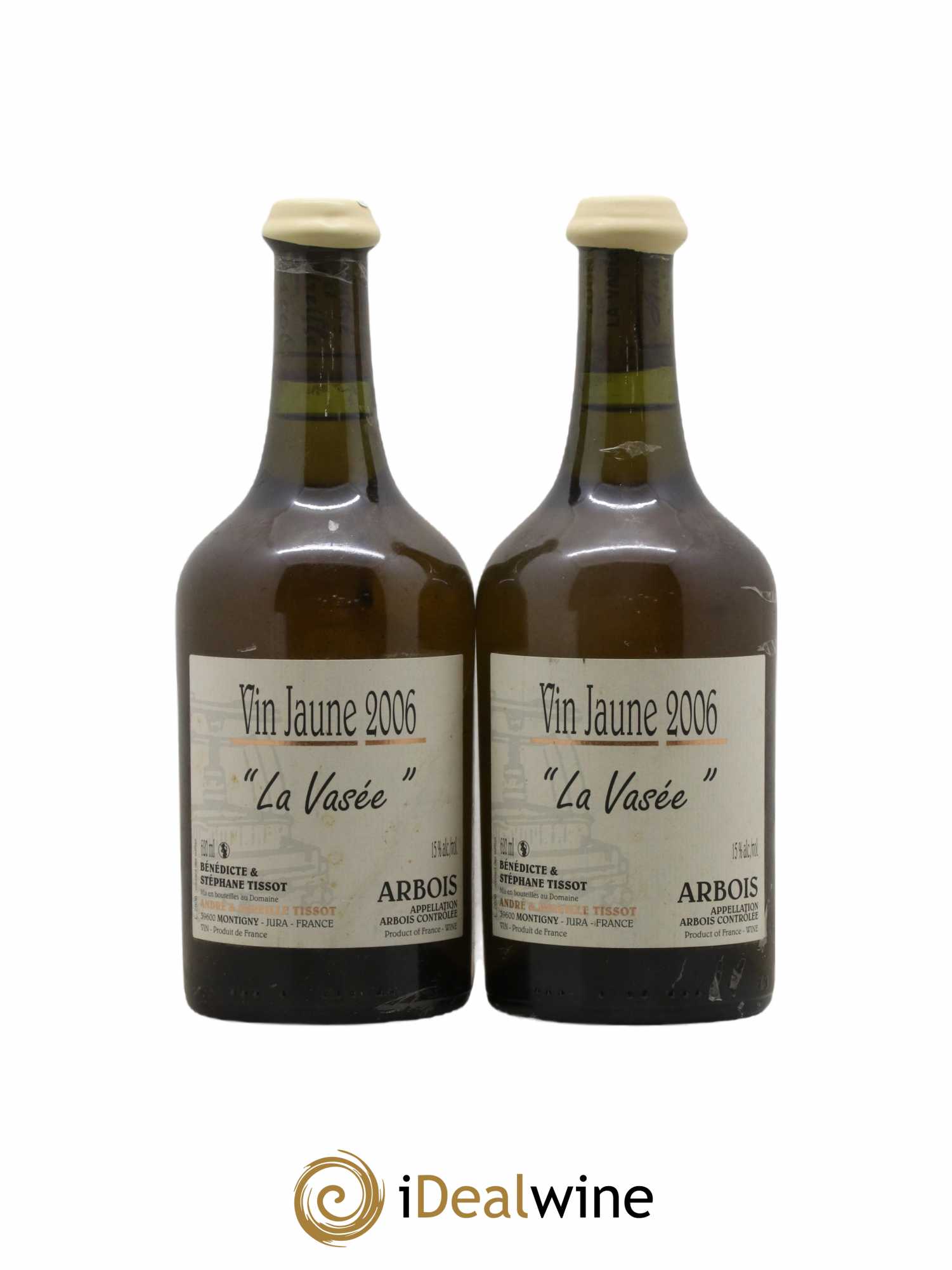 Arbois Vin jaune La Vasée Bénédicte et Stéphane Tissot 2006 - Lot de 2 bouteilles - 0