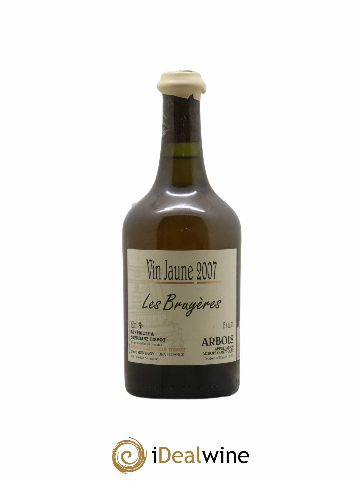 Arbois Vin Jaune Les Bruyères Bénédicte et Stéphane Tissot 2007 - Lot de 1 bouteille - 0