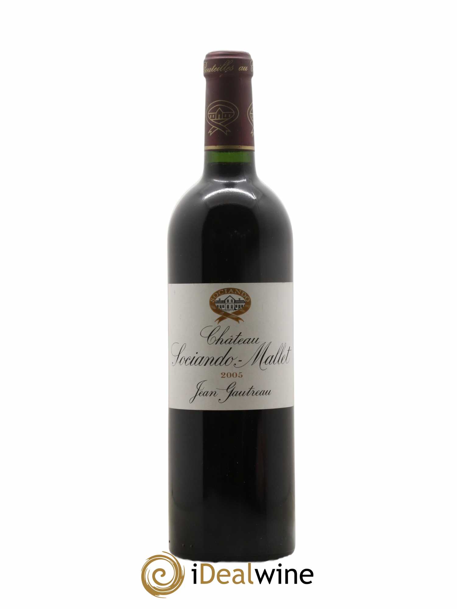Château Sociando Mallet 2005 - Lot de 1 bouteille - 0