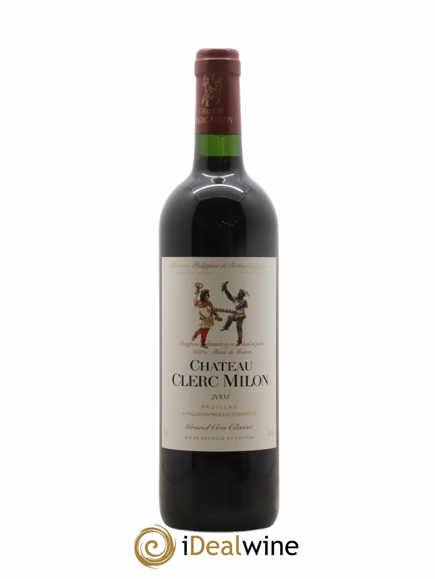 Château Clerc Milon 5ème Grand Cru Classé 2005 - Lot de 1 bouteille - 0