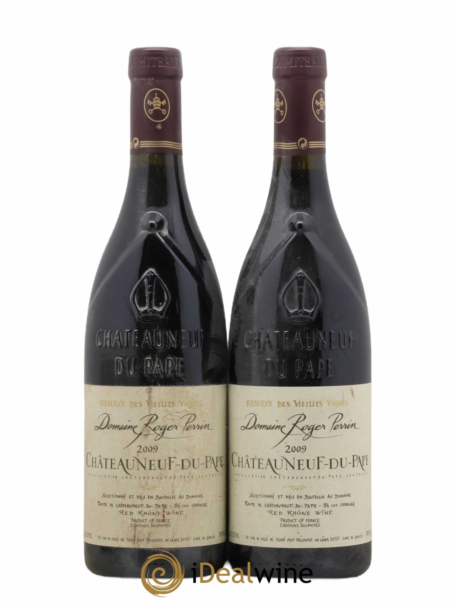 Châteauneuf-du-Pape Domaine Roger Perrin Réserve des Vieilles Vignes 2009 - Lot de 2 bouteilles - 0
