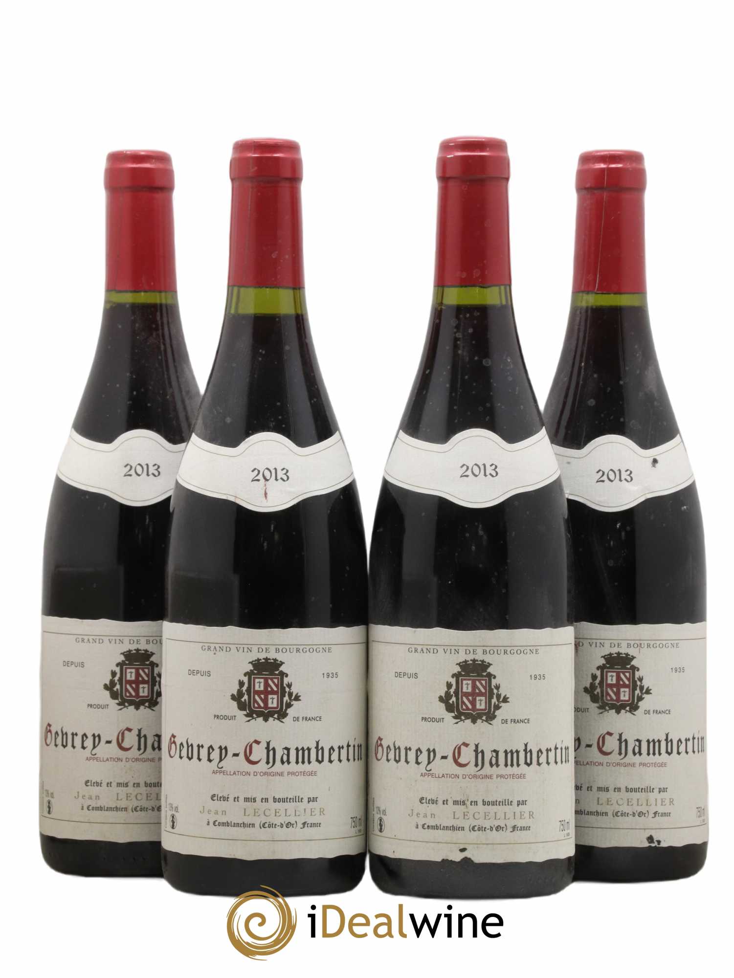 Gevrey-Chambertin Lecelier 2013 - Lot de 4 bouteilles - 0