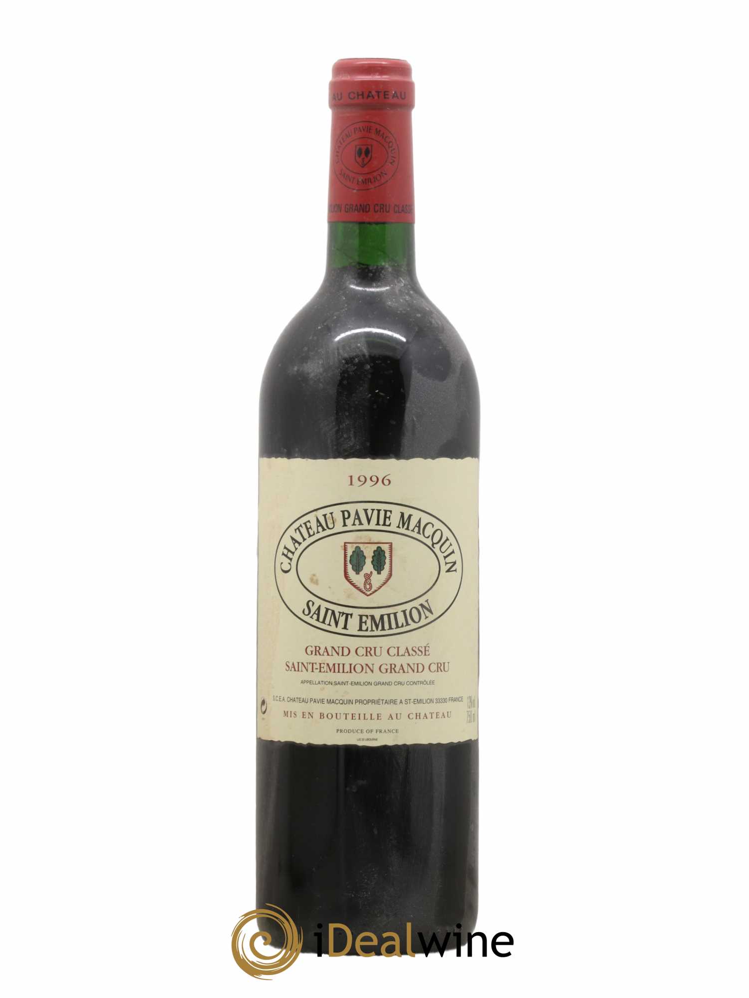 Château Pavie Macquin 1er Grand Cru Classé B 1996 - Lot de 1 bouteille - 0