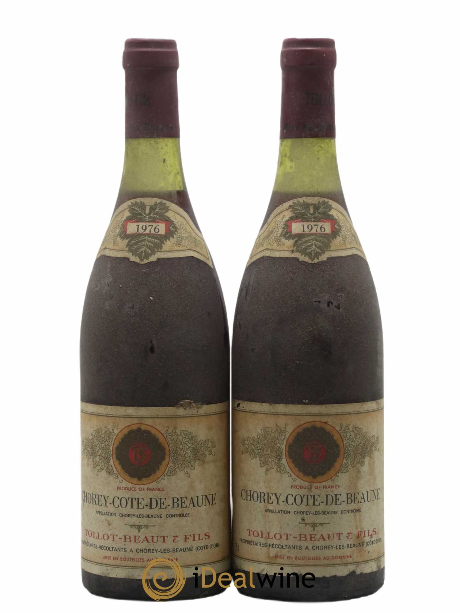 Chorey-lès-Beaune 1976 - Posten von 2 Flaschen - 0