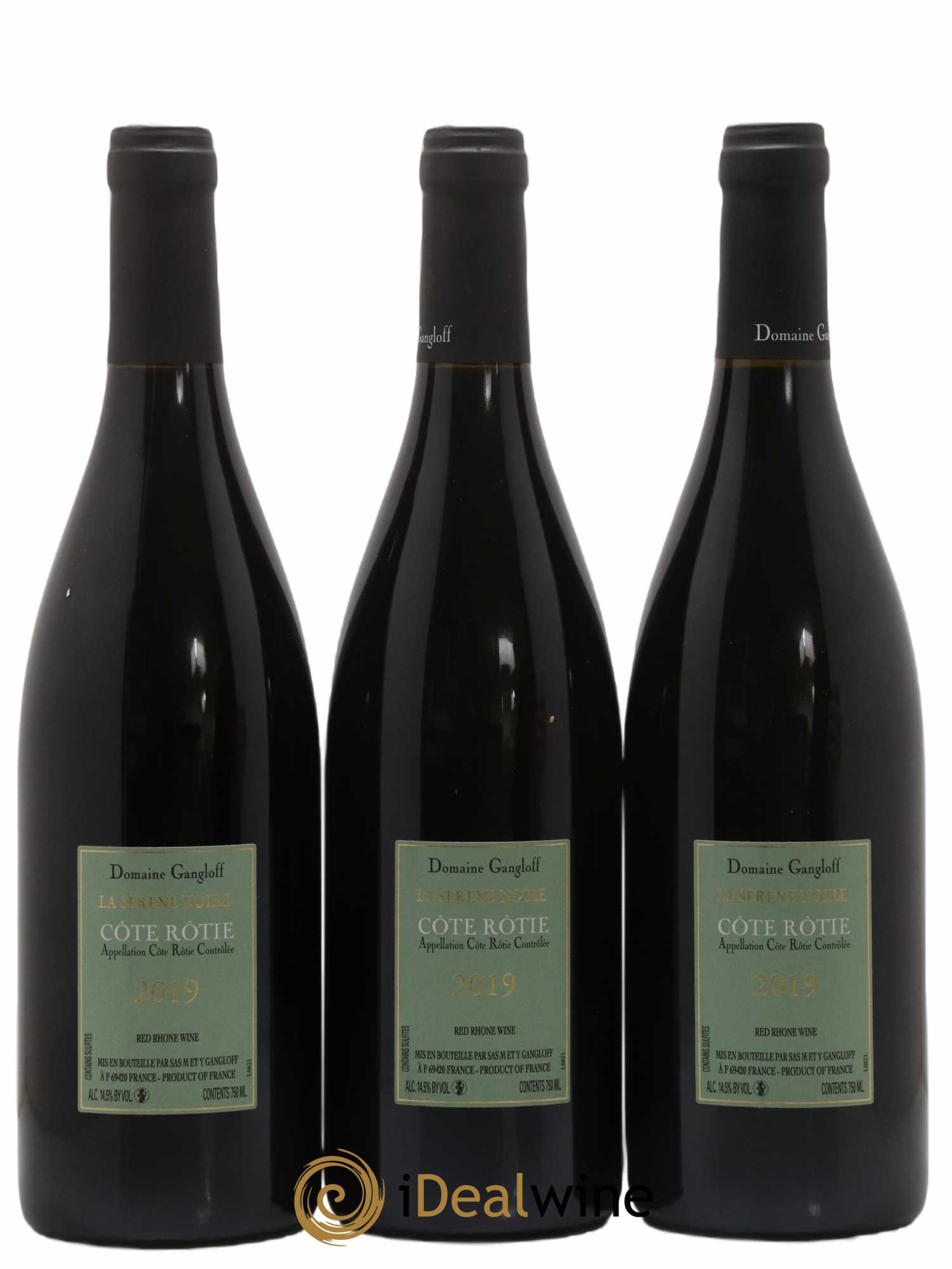 Côte-Rôtie La Sereine Noire Gangloff (Domaine) 2019 - Lot de 3 bouteilles - 1