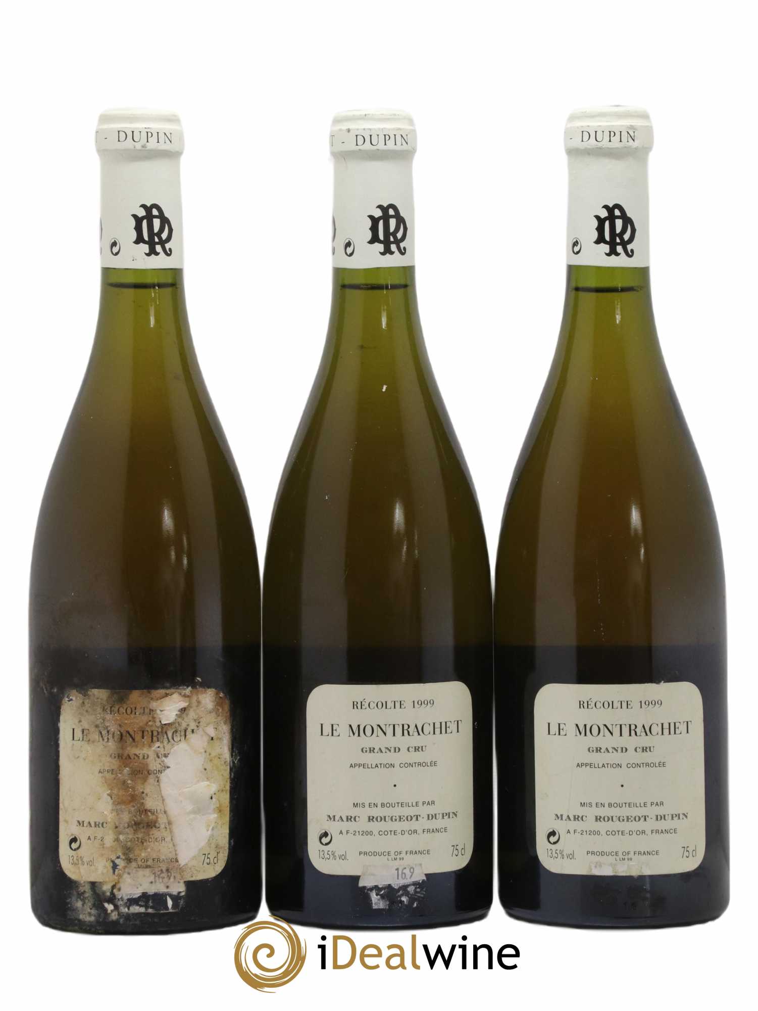 Montrachet Grand Cru Marc Rougeot-Dupin 1999 - Lot de 3 bouteilles - 1