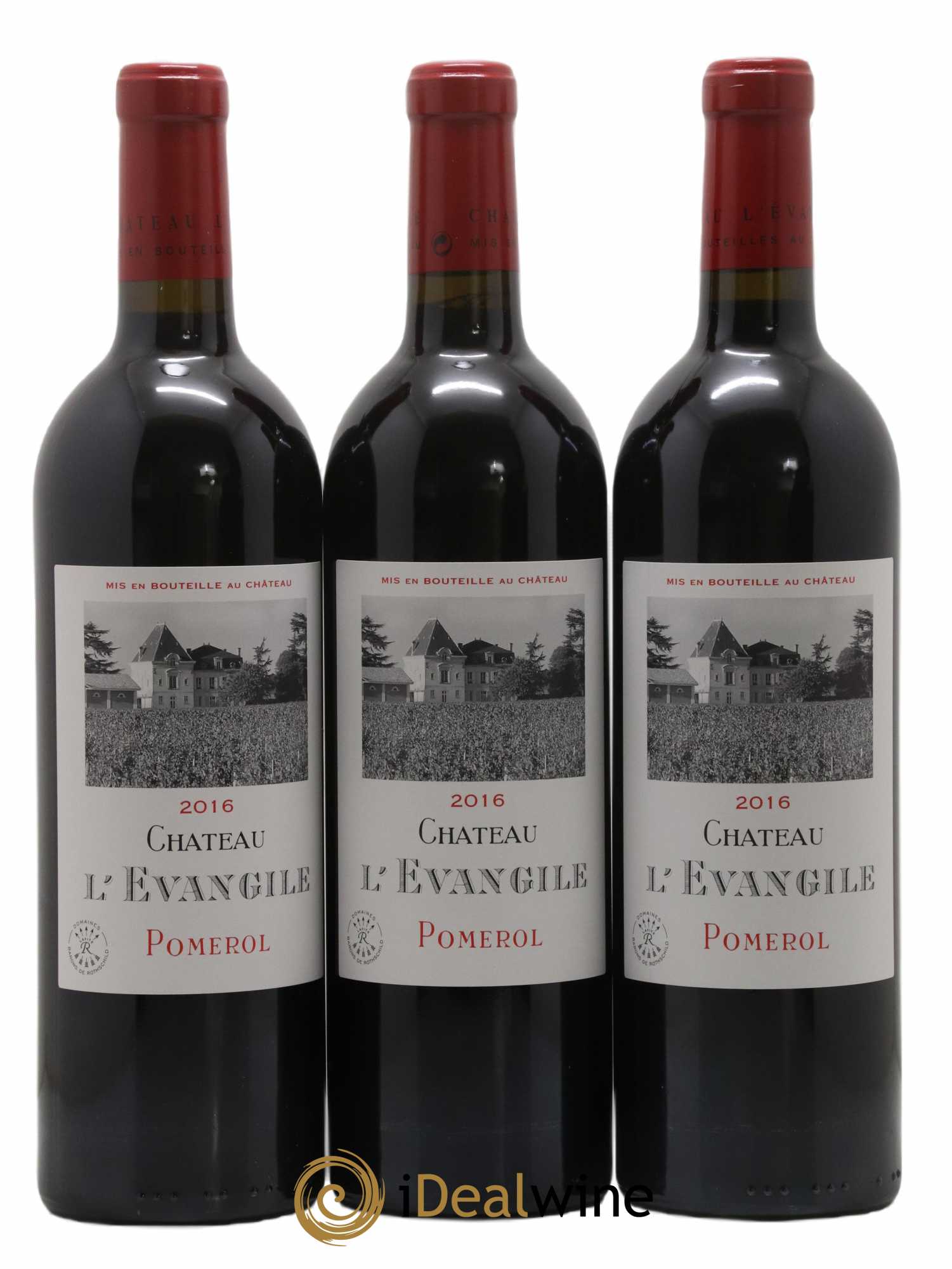 Château l' Évangile 2016 - Lot de 6 bouteilles - 1