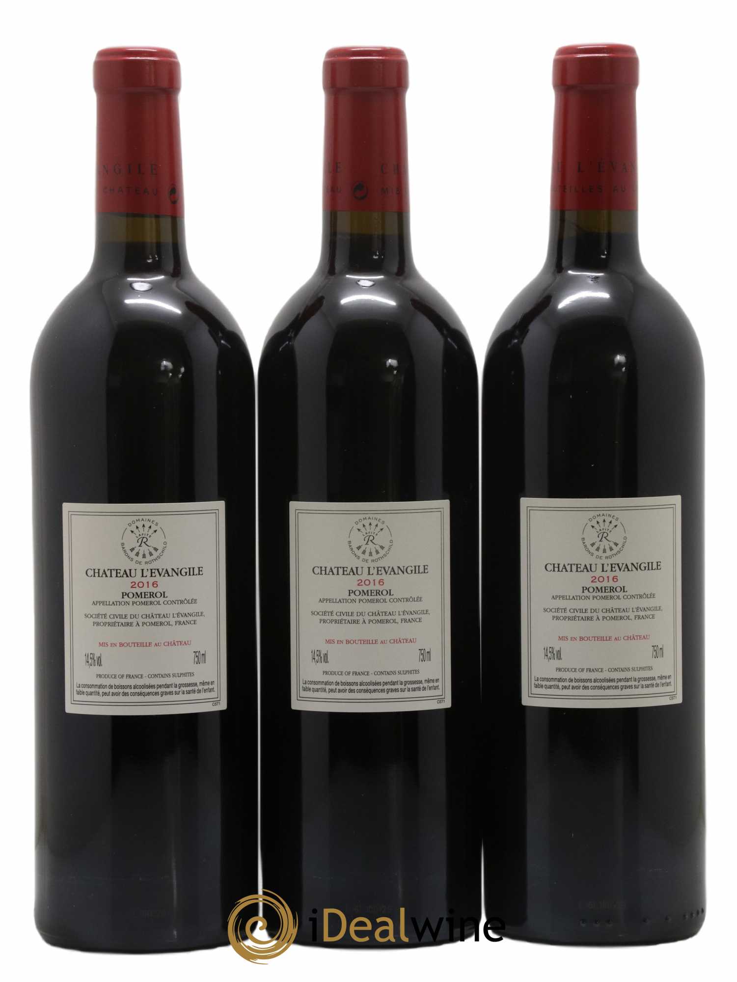 Château l' Évangile 2016 - Lot de 6 bouteilles - 4