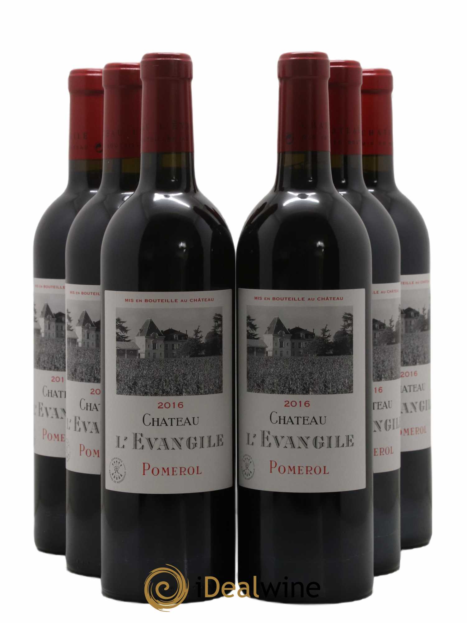 Château l' Évangile 2016 - Lot de 6 bouteilles - 0