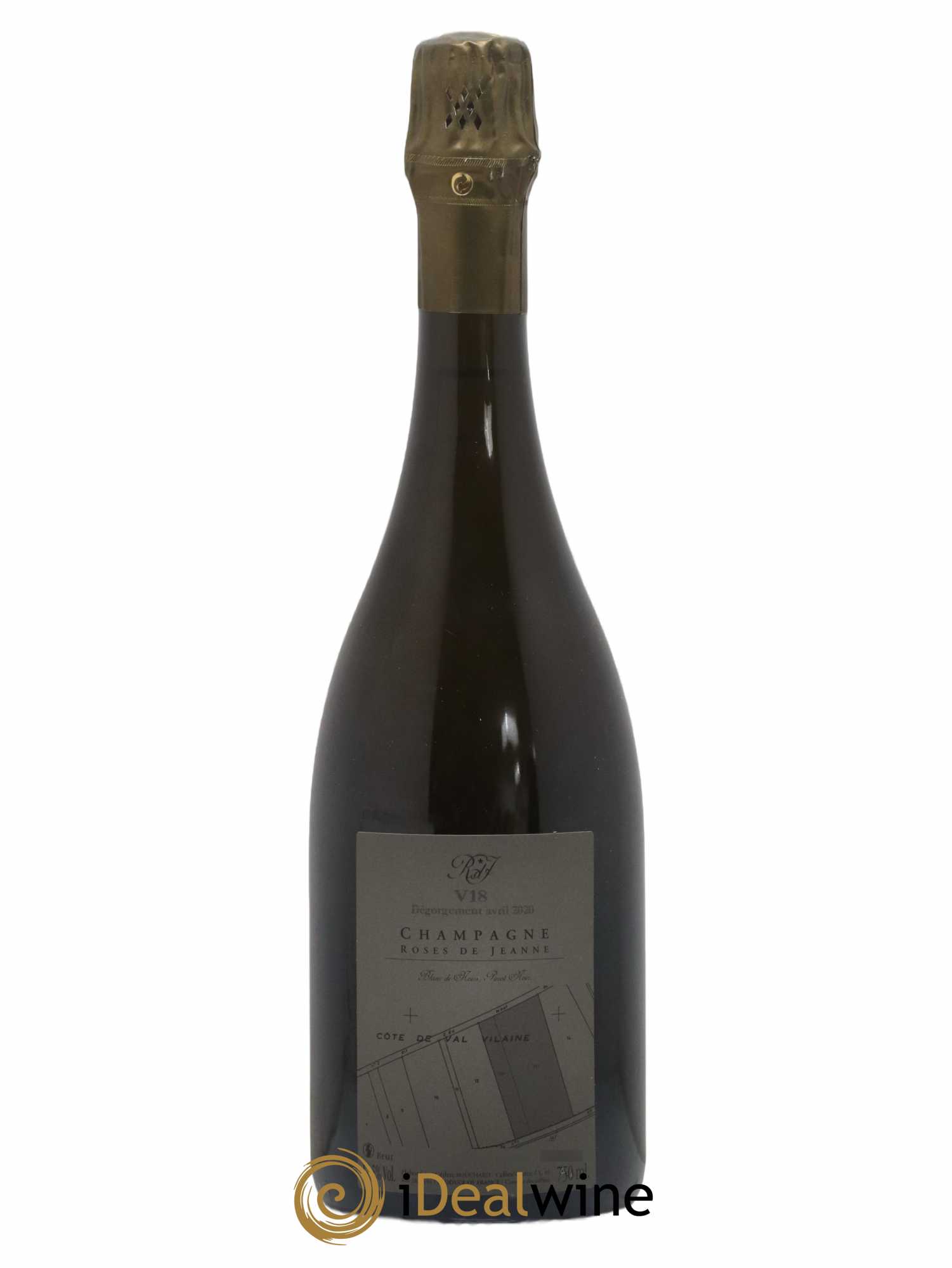 Roses de Jeanne Côte de Val Vilaine Blanc de Noirs Cédric Bouchard 2018 - Lot de 1 bouteille - 1
