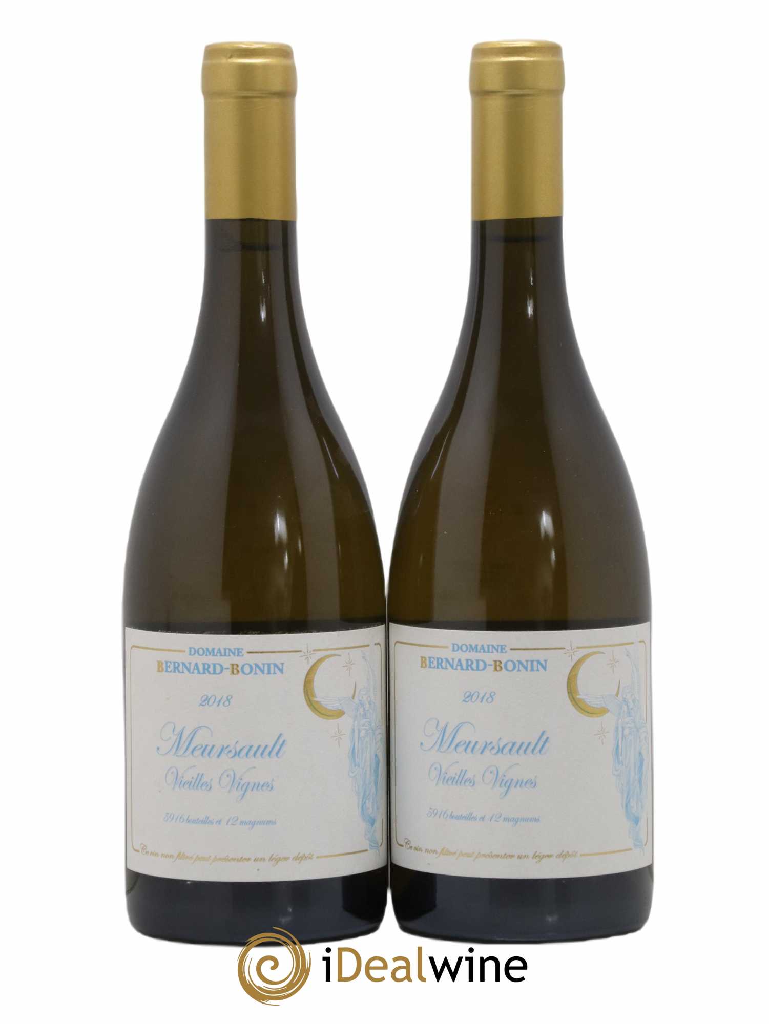 Meursault Vieilles Vignes Bernard Bonin 2018 - Lot de 2 bouteilles - 0