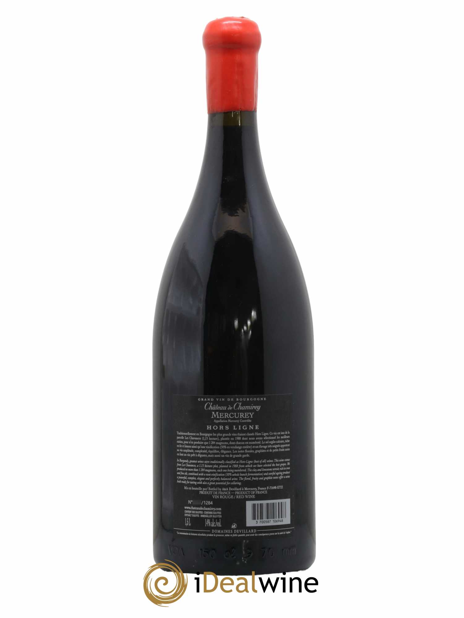 Mercurey Cuvée Hors Ligne Château de Chamirey 2019 - Lotto di 1 magnum - 2