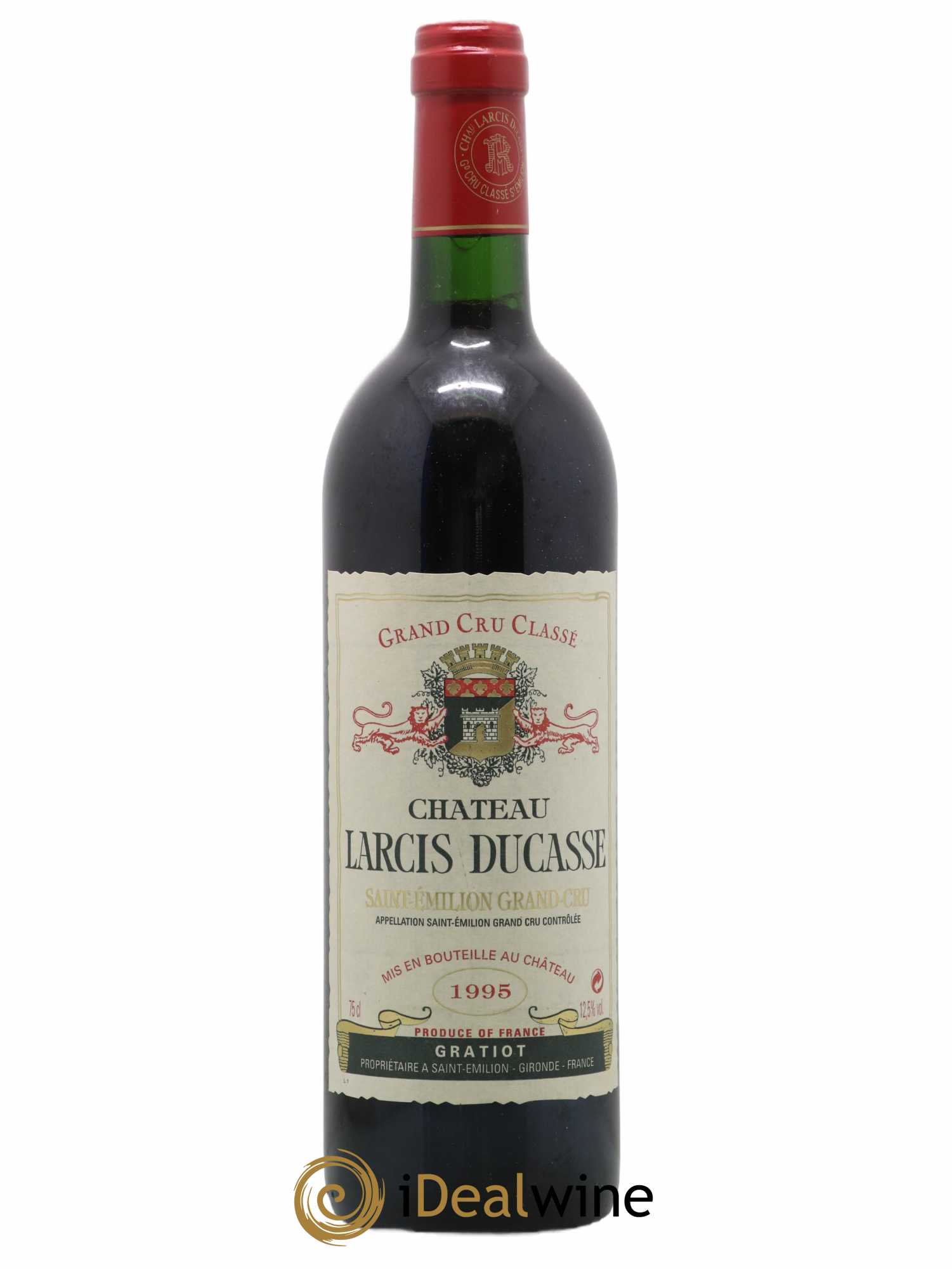 Château Larcis Ducasse 1er Grand Cru Classé B 1995 - Lot de 1 bouteille - 0