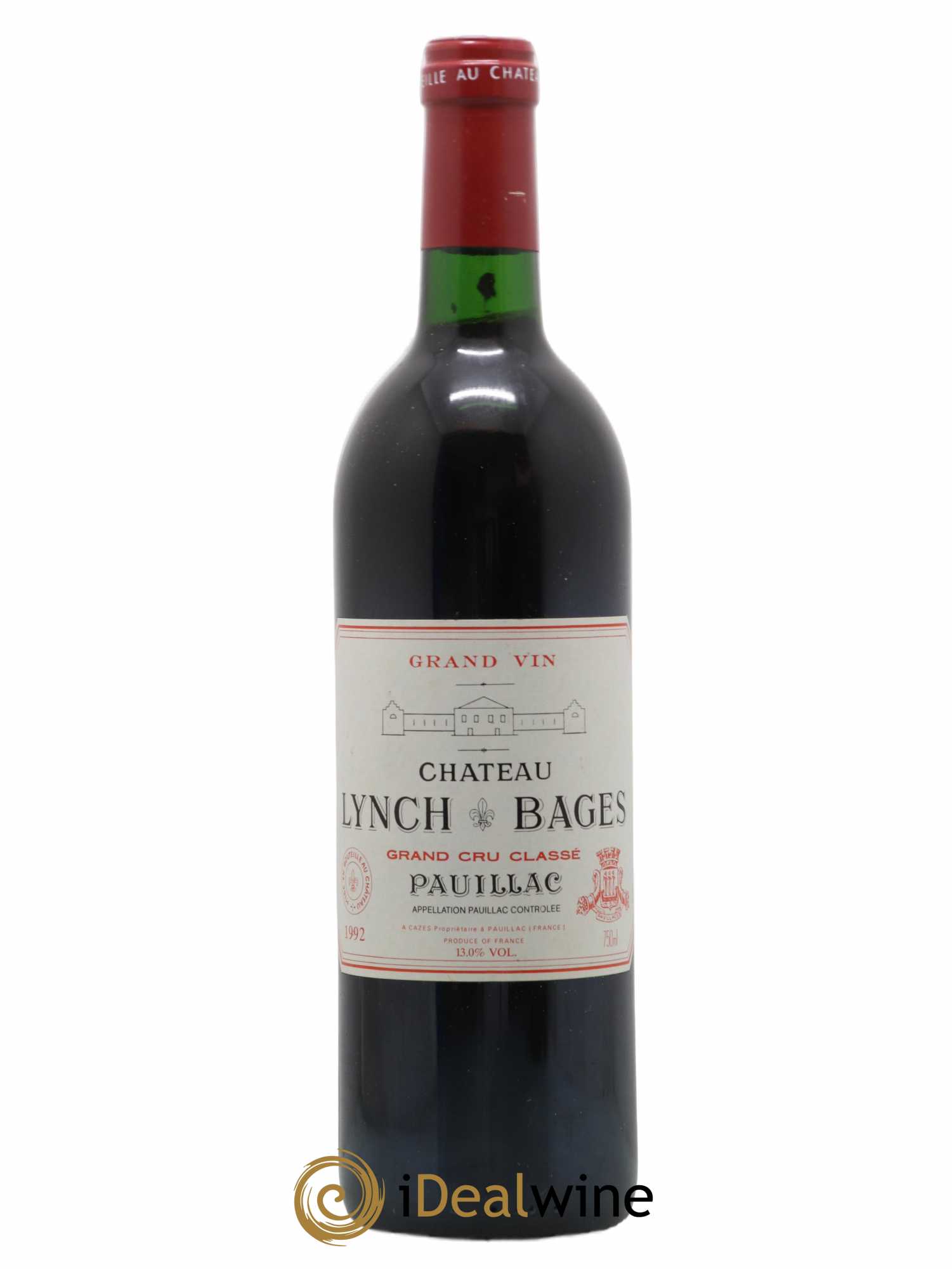 Château Lynch Bages 5ème Grand Cru Classé (sans prix de réserve) 1992 - Lot de 1 bouteille - 0