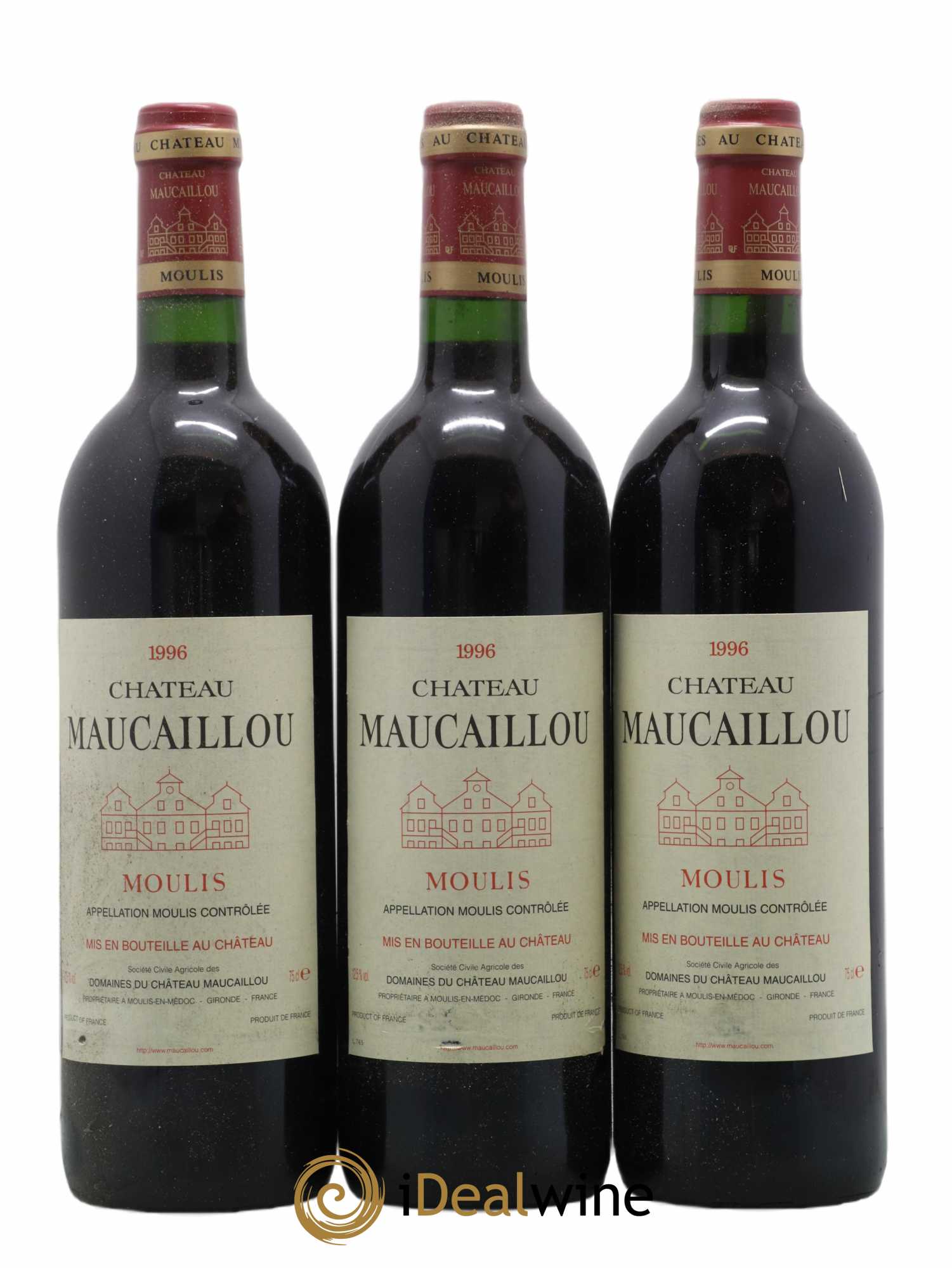 Château Maucaillou 1996 - Lot of 12 bottles - 4