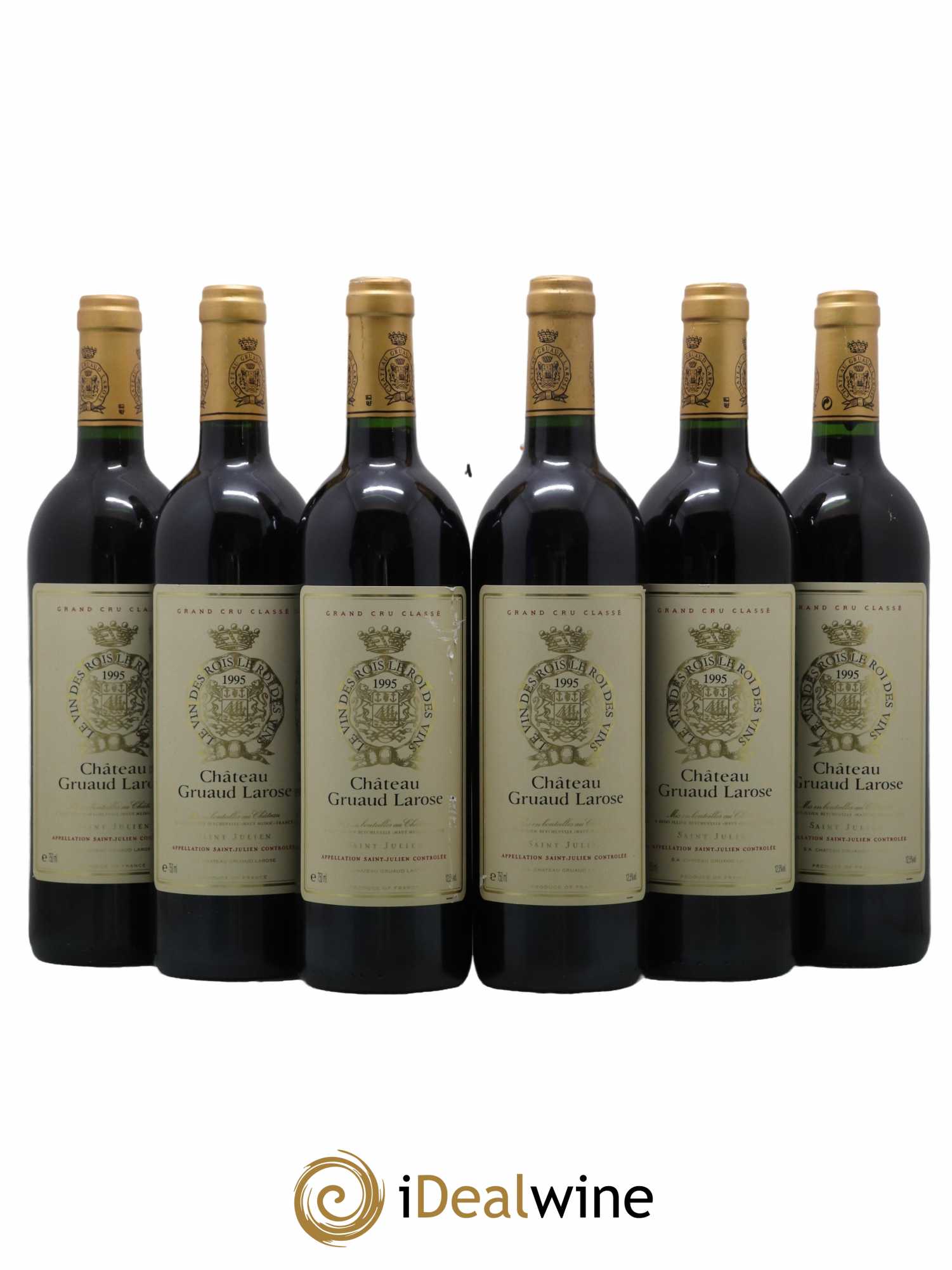 Château Gruaud Larose 2ème Grand Cru Classé 1995 - Lot de 6 bouteilles - 0