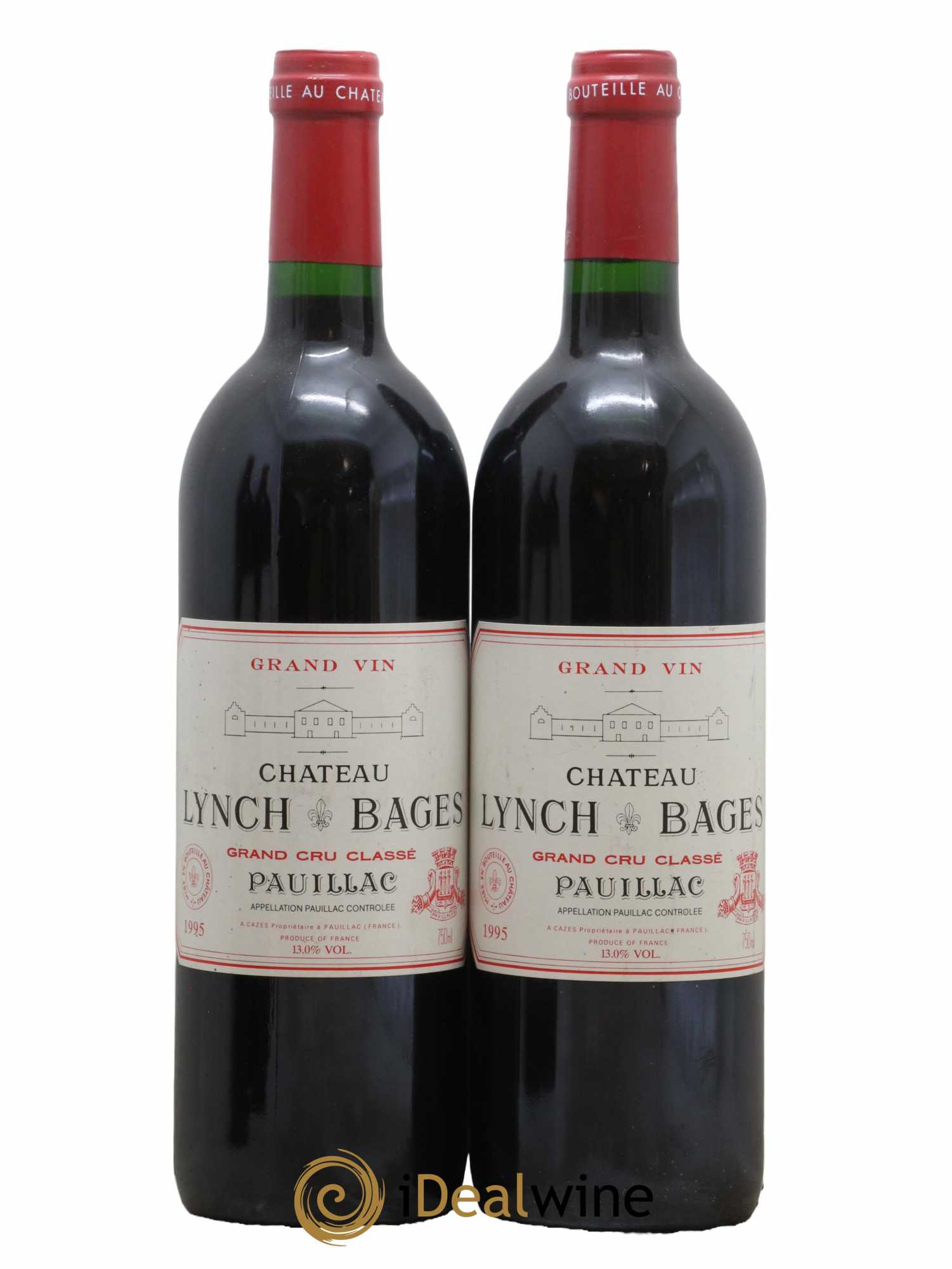 Château Lynch Bages 5ème Grand Cru Classé 1995 - Lot de 2 bouteilles - 0