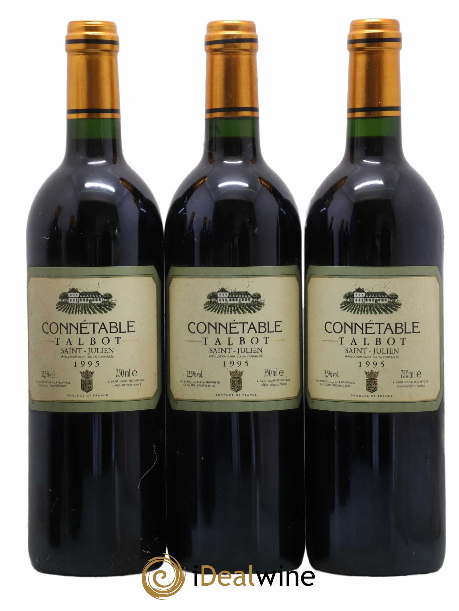 Connétable de Talbot Second Vin 1995 - Lot de 6 bouteilles - 1