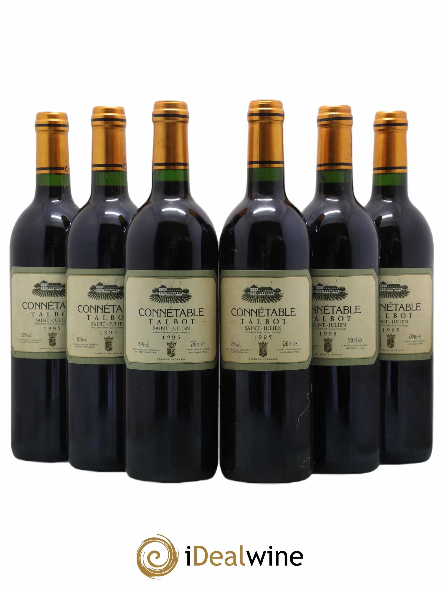 Connétable de Talbot Second Vin 1995 - Lot de 6 bouteilles - 0