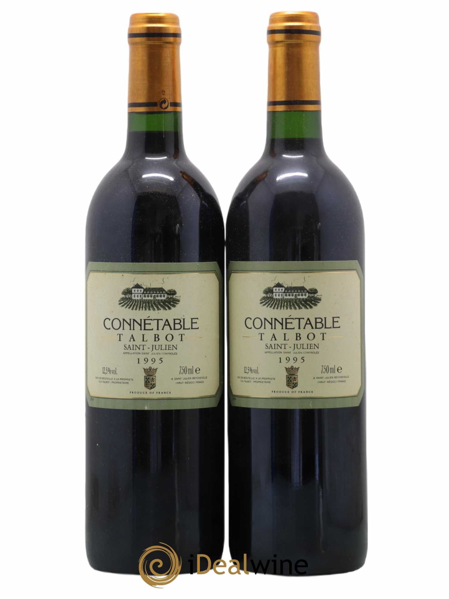 Connétable de Talbot Second Vin 1995 - Posten von 2 Flaschen - 0