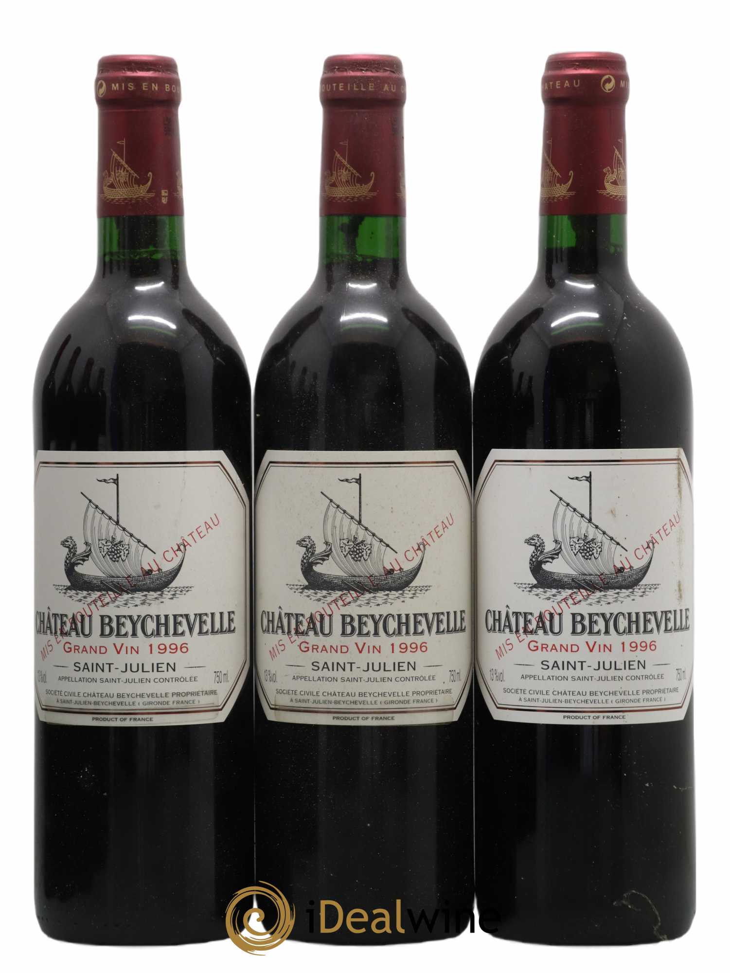 Château Beychevelle 4ème Grand Cru Classé 1996 - Lot de 12 bouteilles - 2