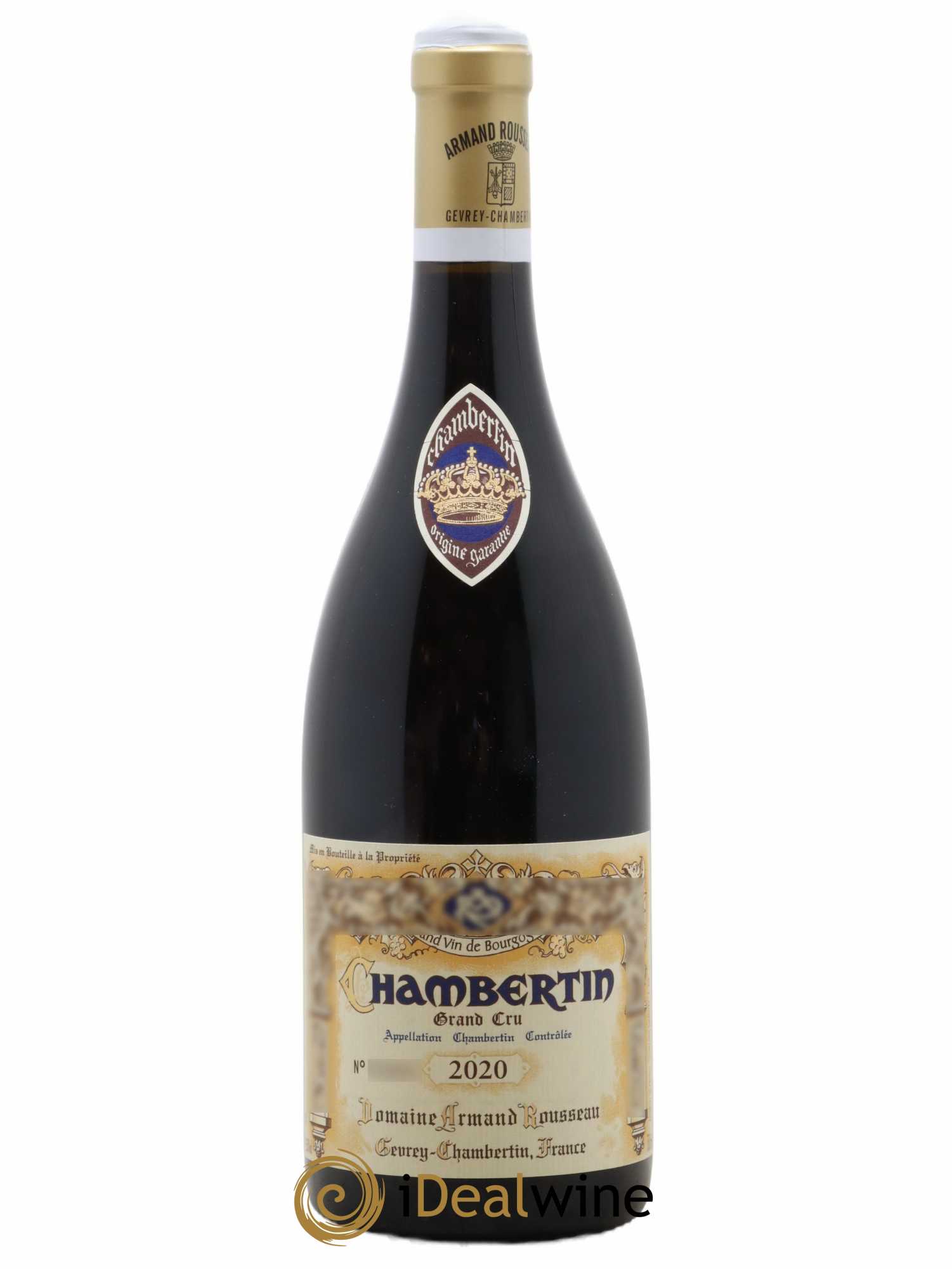 Chambertin Grand Cru Armand Rousseau (Domaine) 2020 - Lot de 1 bouteille - 0