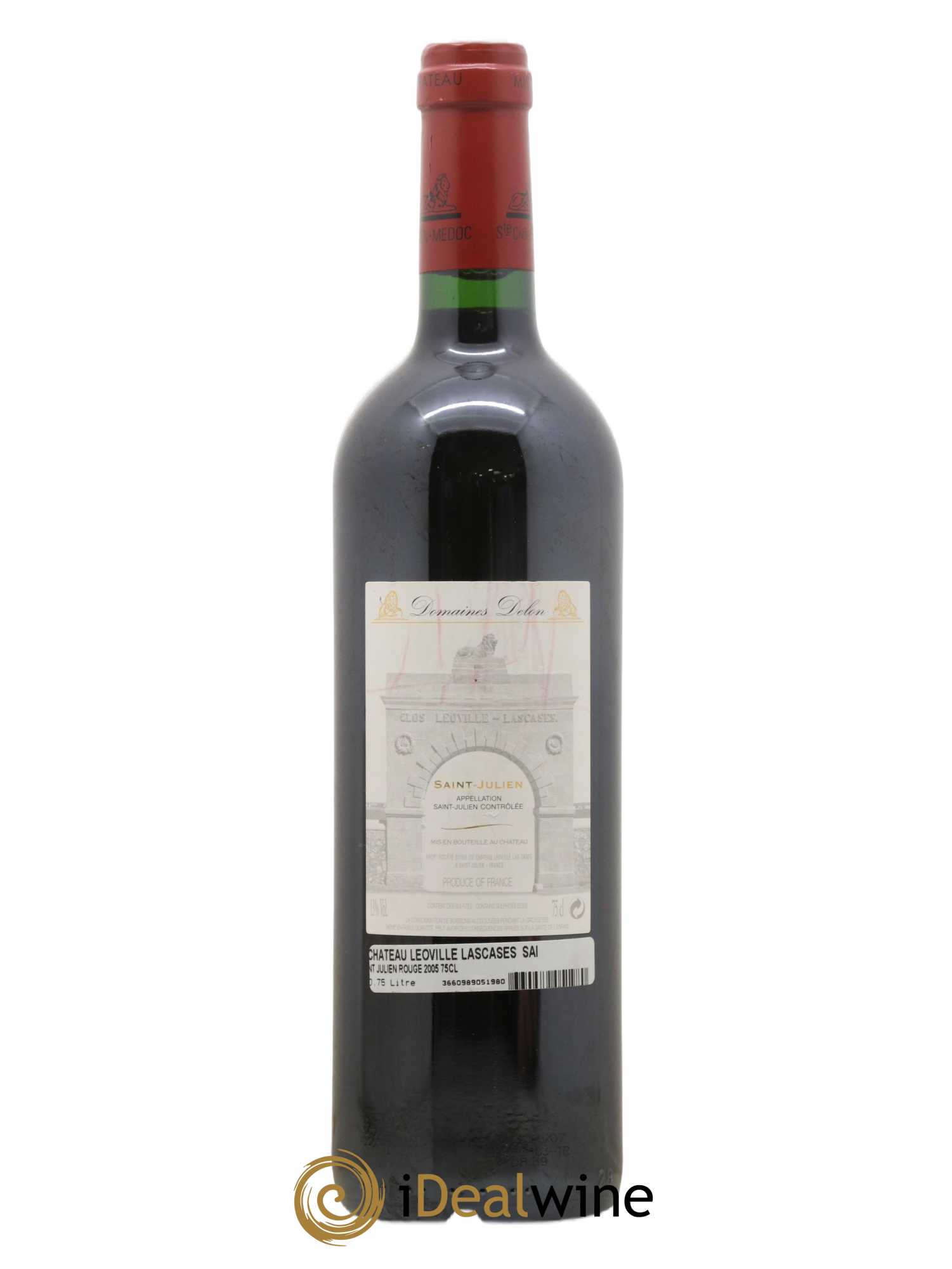 Château Léoville Las Cases 2ème Grand Cru Classé 2005 - Lot de 1 bouteille - 1