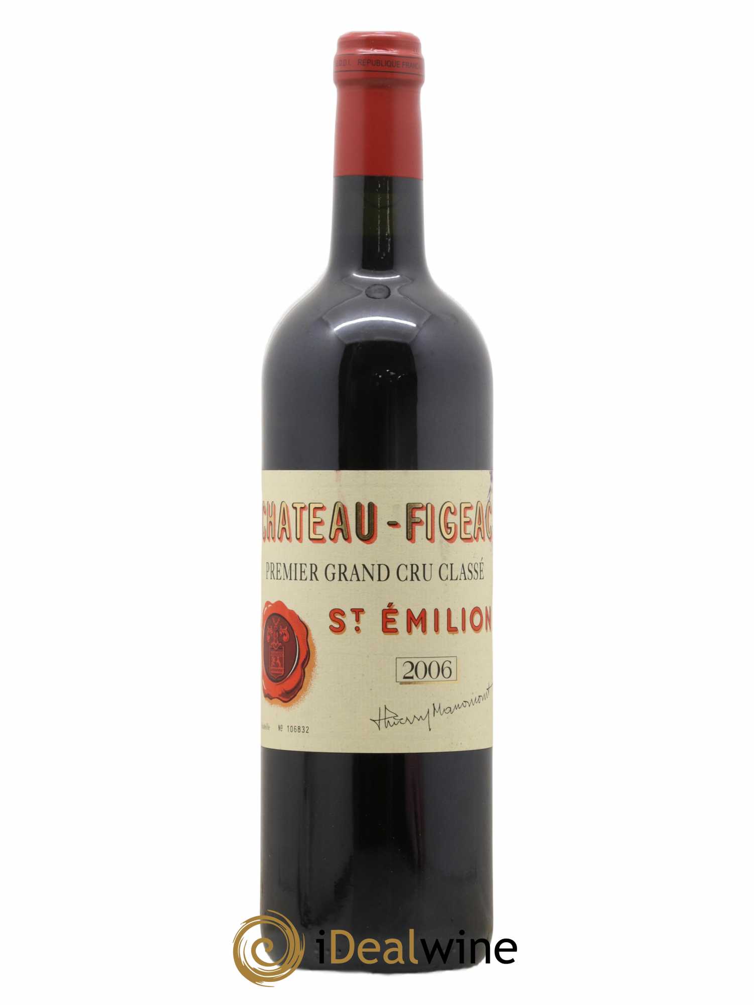 Château Figeac 1er Grand Cru Classé A 2006 - Lot de 1 bouteille - 0