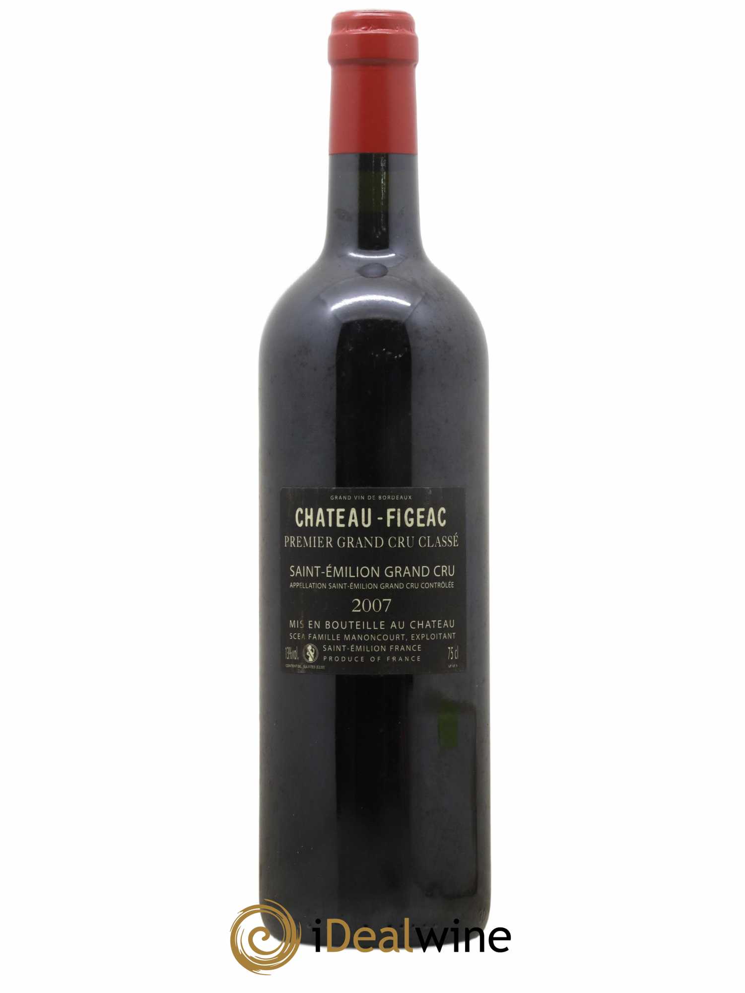 Château Figeac 1er Grand Cru Classé A 2007 - Lot de 1 bouteille - 1