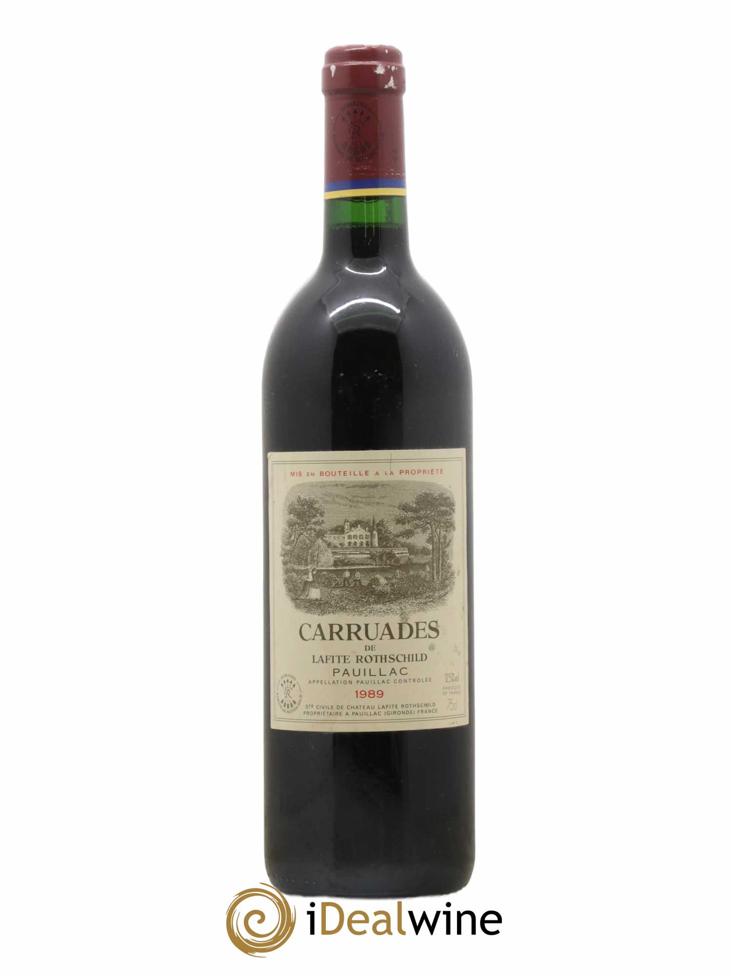 Carruades de Lafite Rothschild Second Vin 1989 - Posten von 1 Flasche - 0