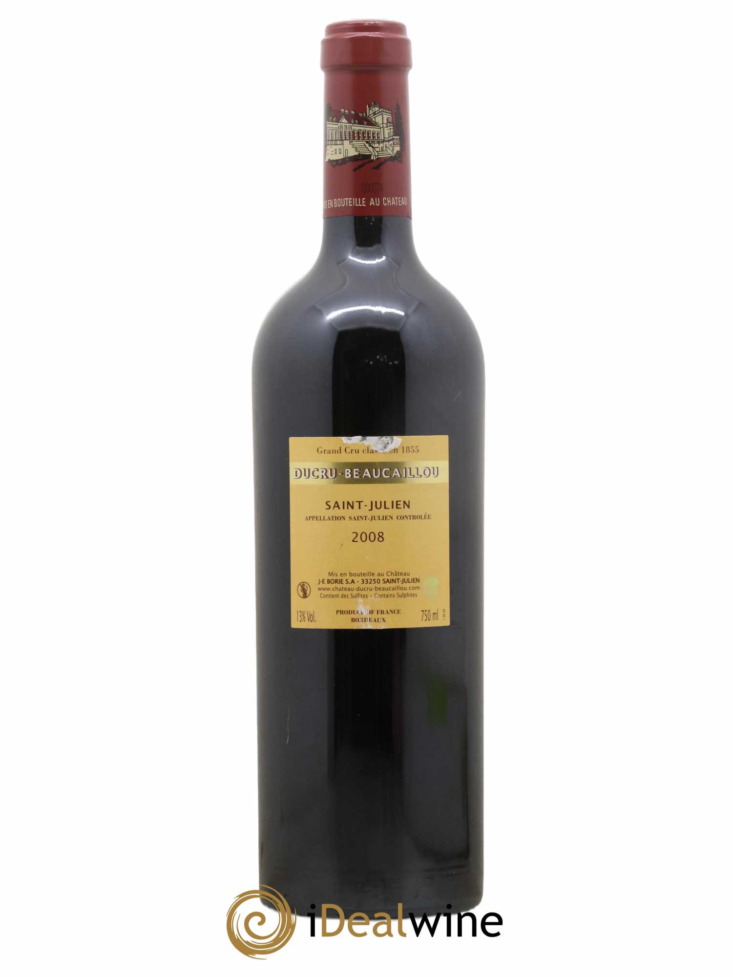 Château Ducru Beaucaillou 2ème Grand Cru Classé 2008 - Lot of 1 bottle - 1