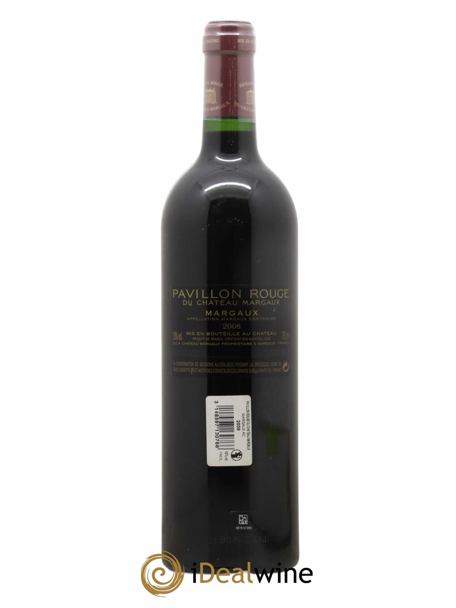 Pavillon Rouge du Château Margaux Second Vin 2008 - Lot de 1 bouteille - 1