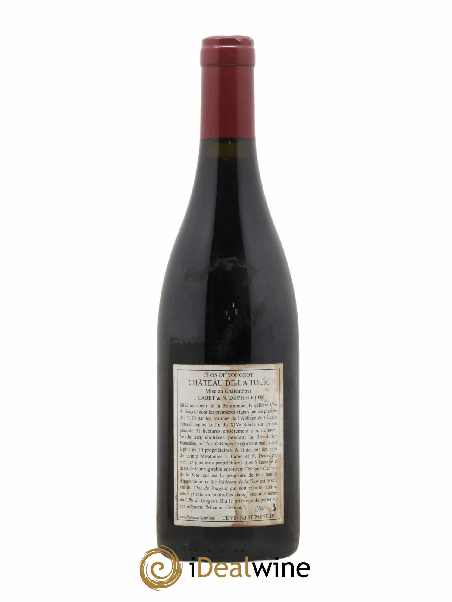 Clos de Vougeot Grand Cru Château de La Tour 2009 - Lot de 1 bouteille - 1