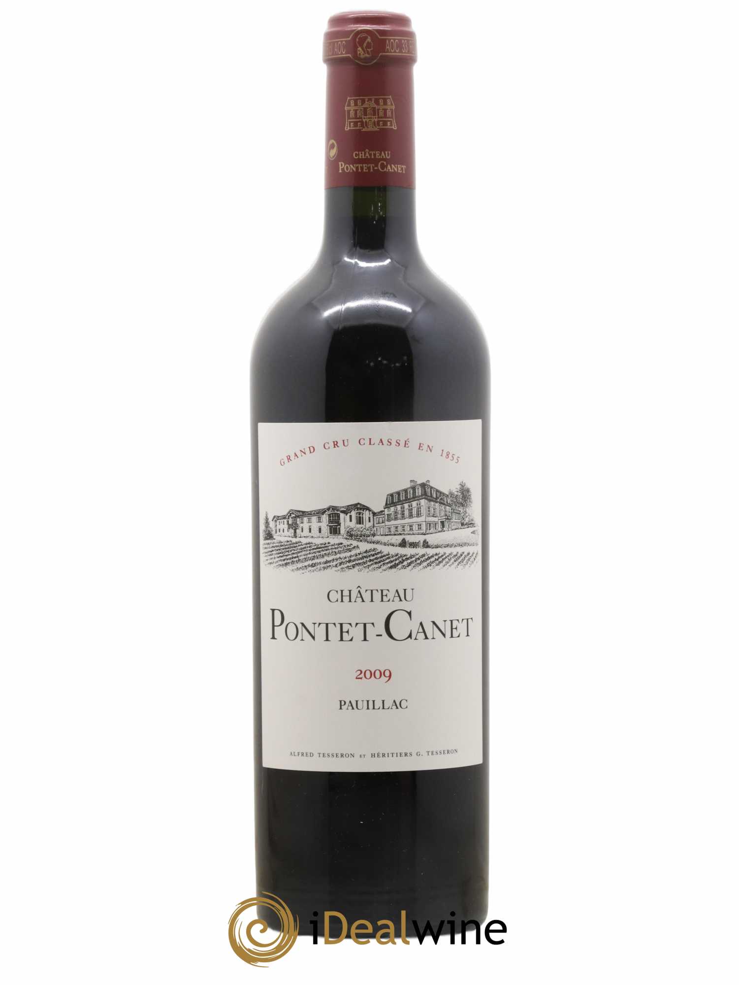 Château Pontet Canet 5ème Grand Cru Classé 2009 - Lot de 1 bouteille - 0