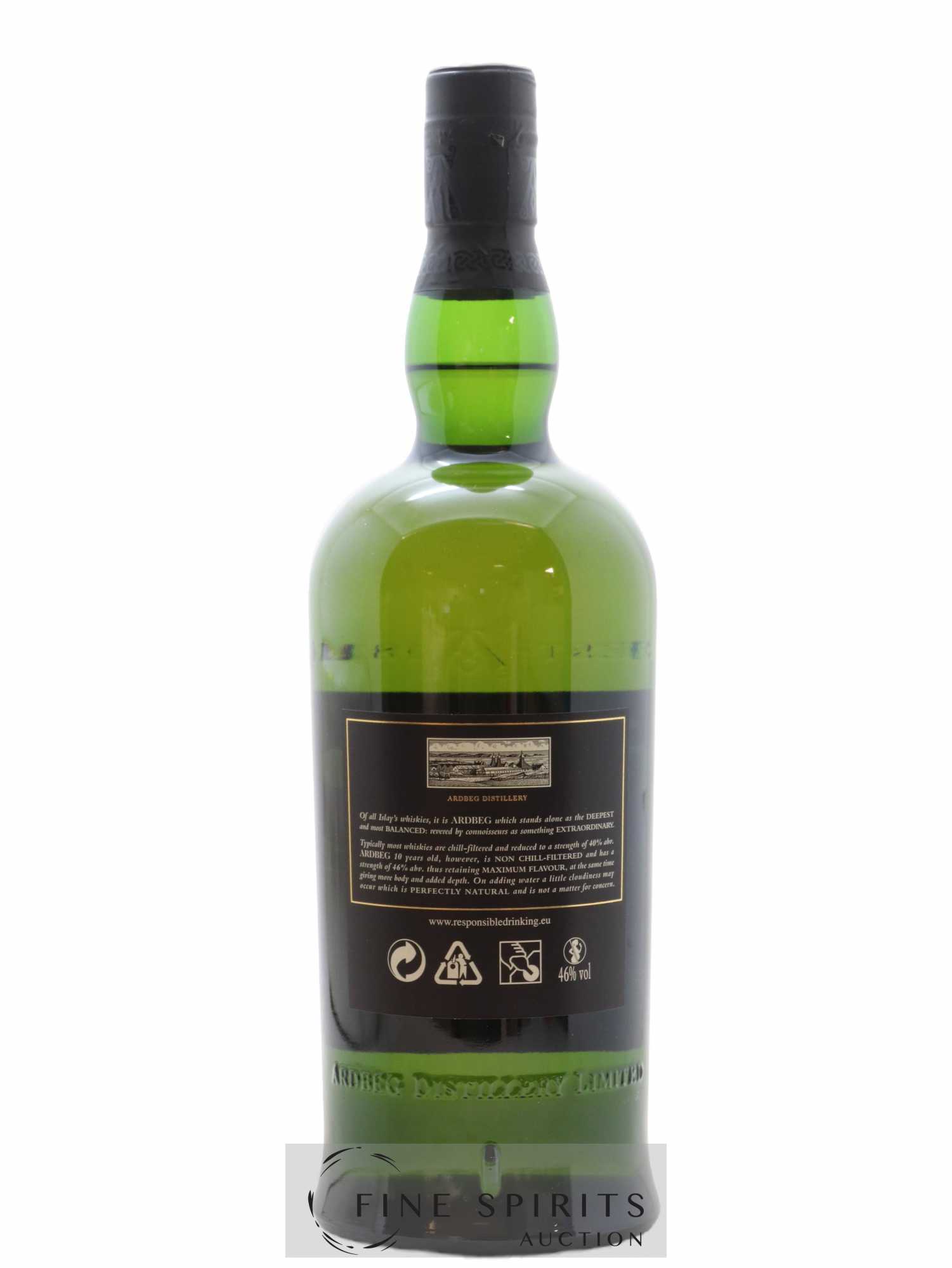 Ardbeg 10 years Of. (1L) Guaranted Ten Years Old The Ultimate (1L) 1L - Lot of 1 bottle - 2