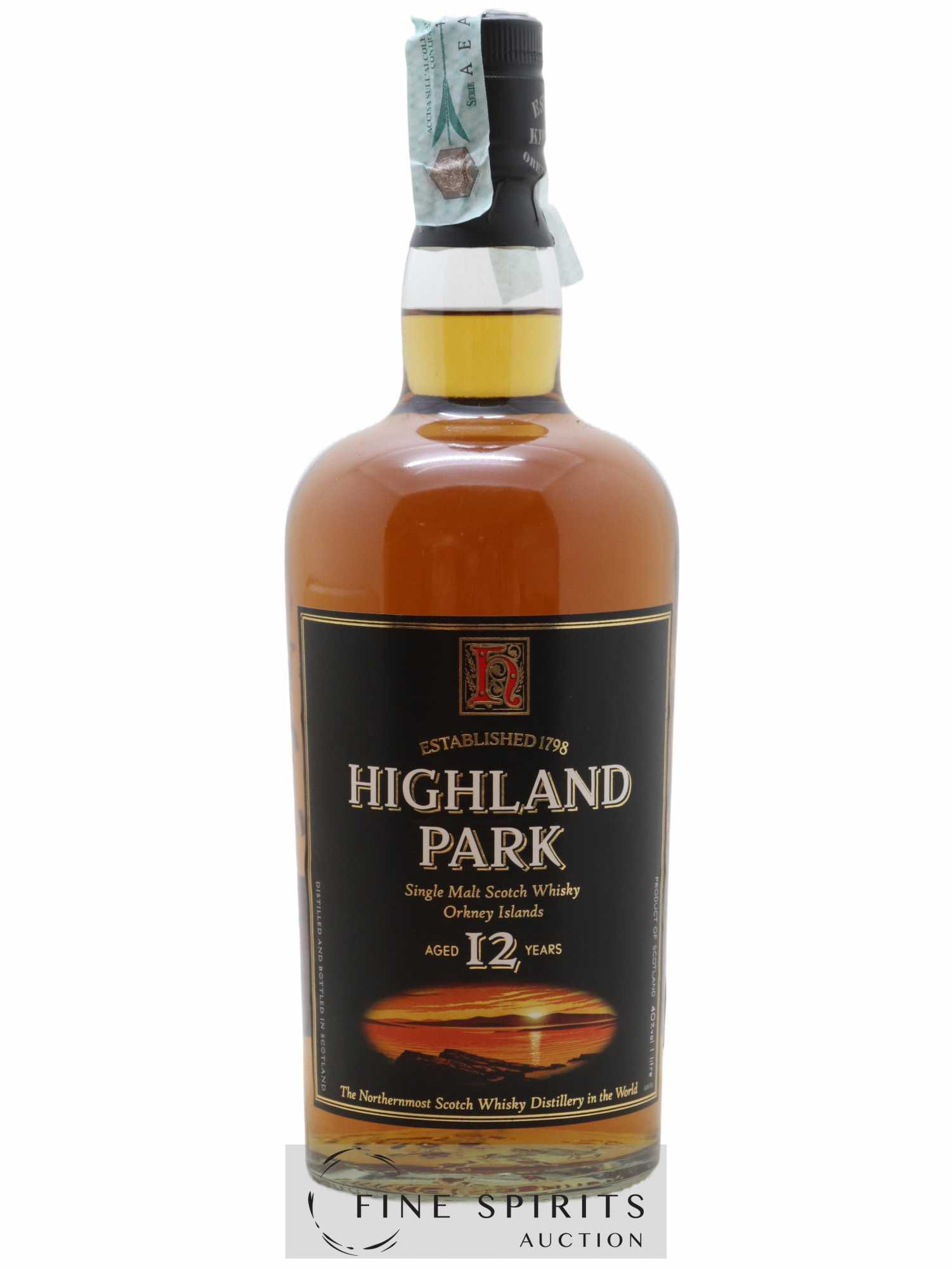 Highland Park 12 years Of. 1L - Lot of 1 bottle - 1
