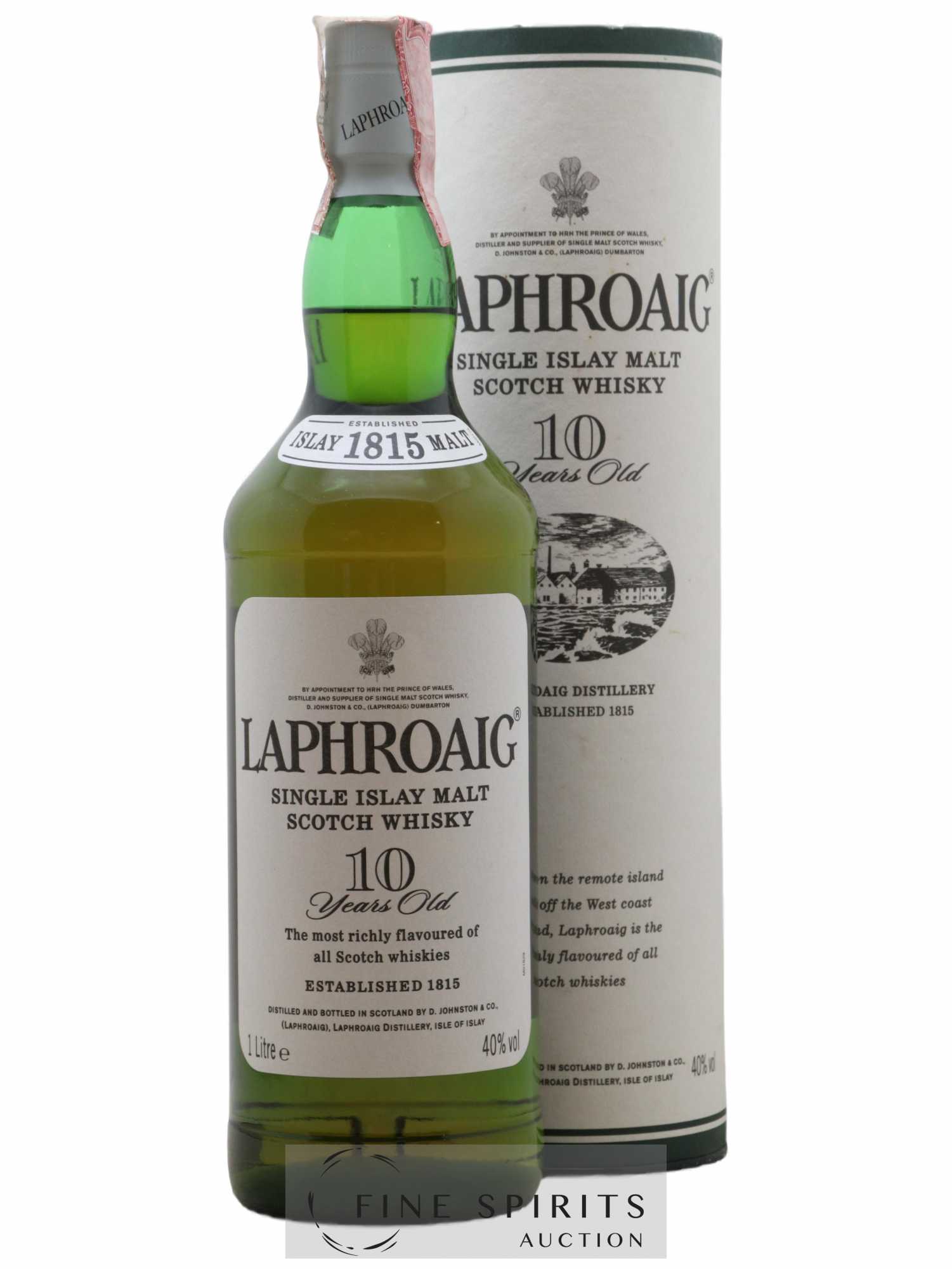 Laphroaig 10 years Of. (1L) 1L - Lot of 1 bottle - 0