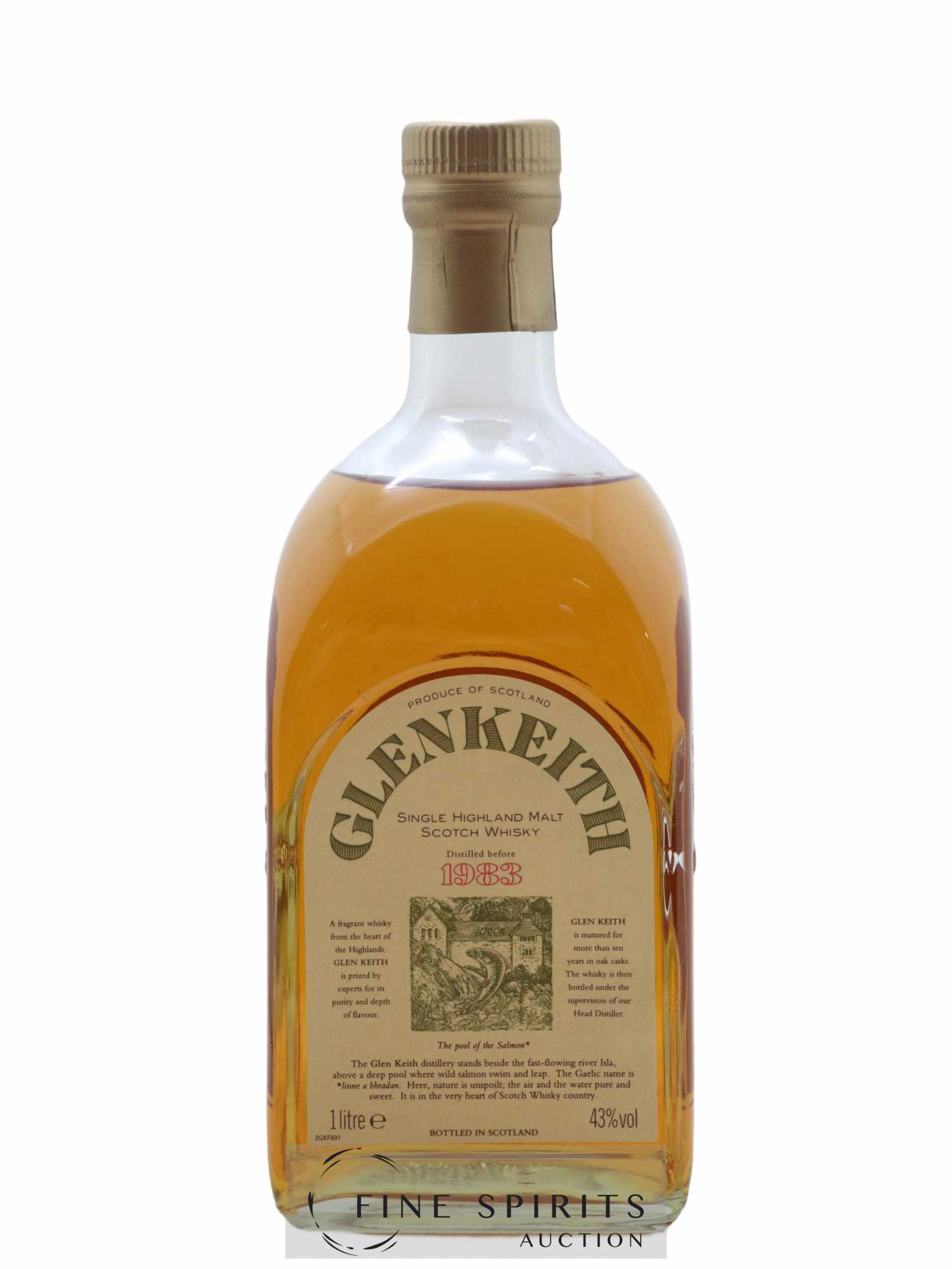 Glen Keith 1983 Of. (1L) 1L - Lot of 1 bottle - 1