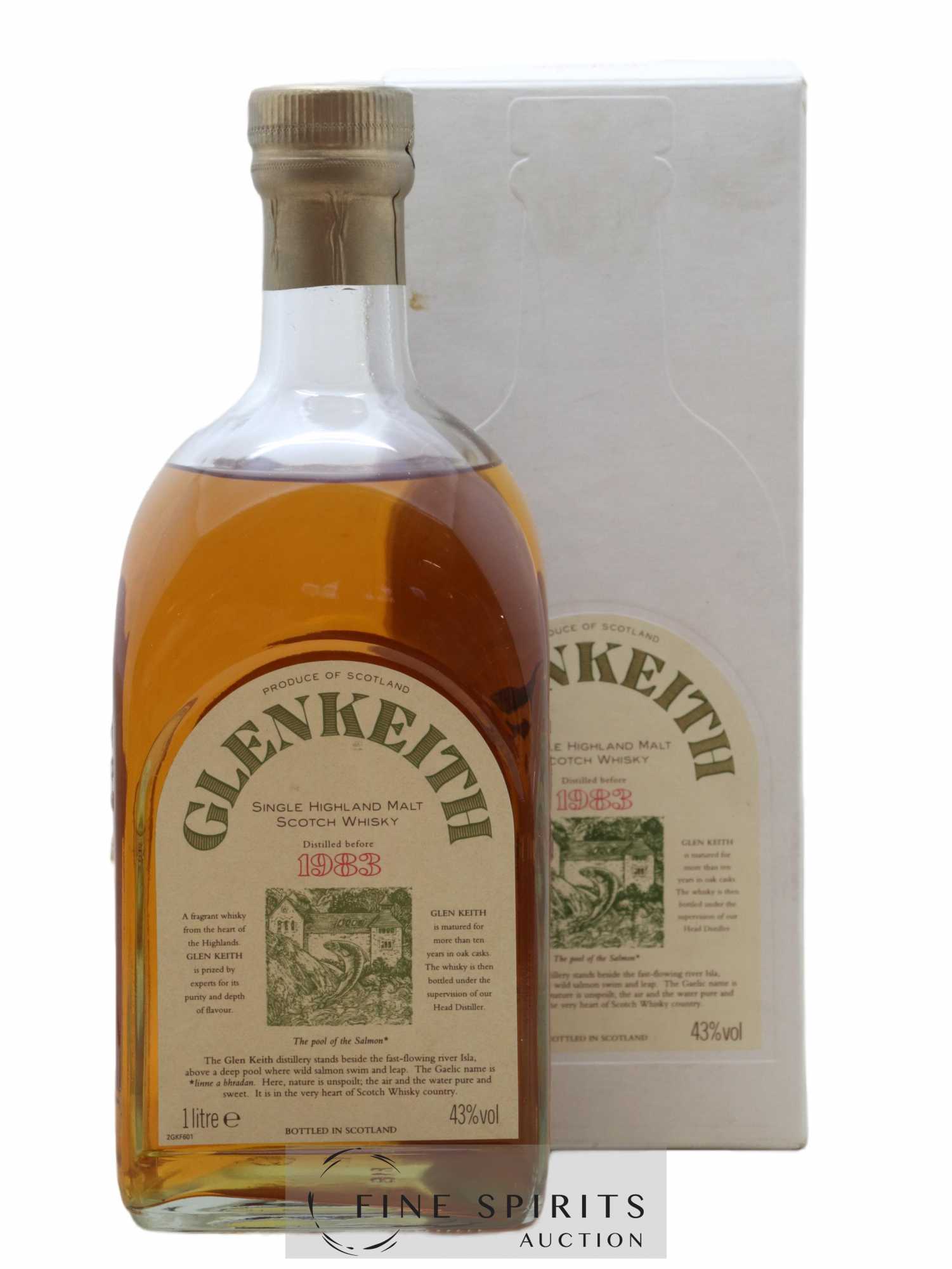Glen Keith 1983 Of. (1L) - Posten von 1 Flasche - 0