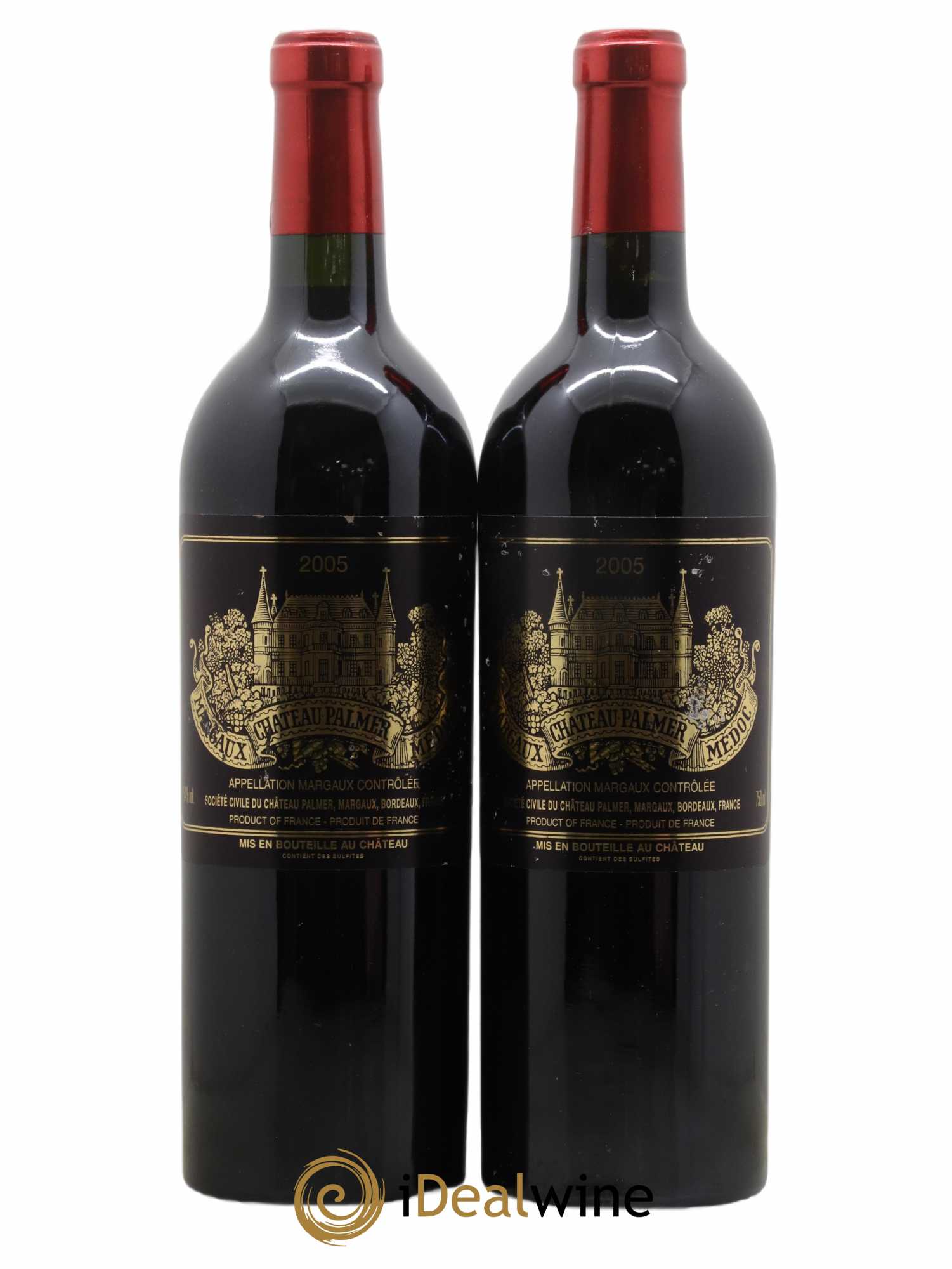 Château Palmer 3ème Grand Cru Classé 2005 - Lot de 2 bouteilles - 0