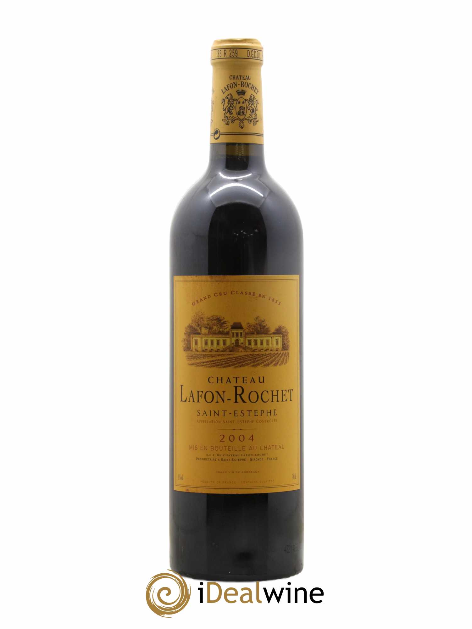 Château Lafon Rochet 4ème Grand Cru Classé 2004 - Lot de 1 bouteille - 0