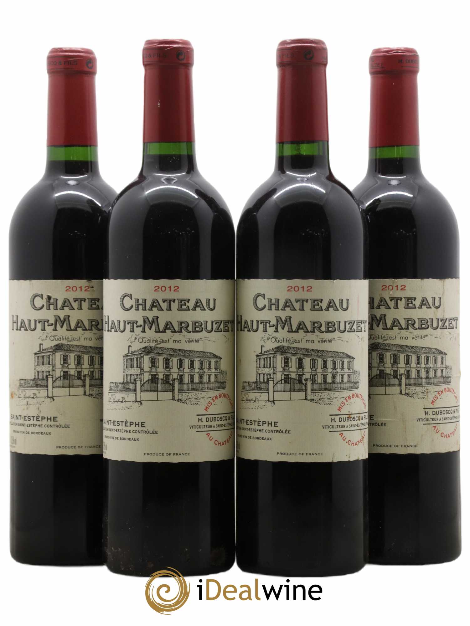 Château Haut Marbuzet 2012 - Lot de 4 bouteilles - 0