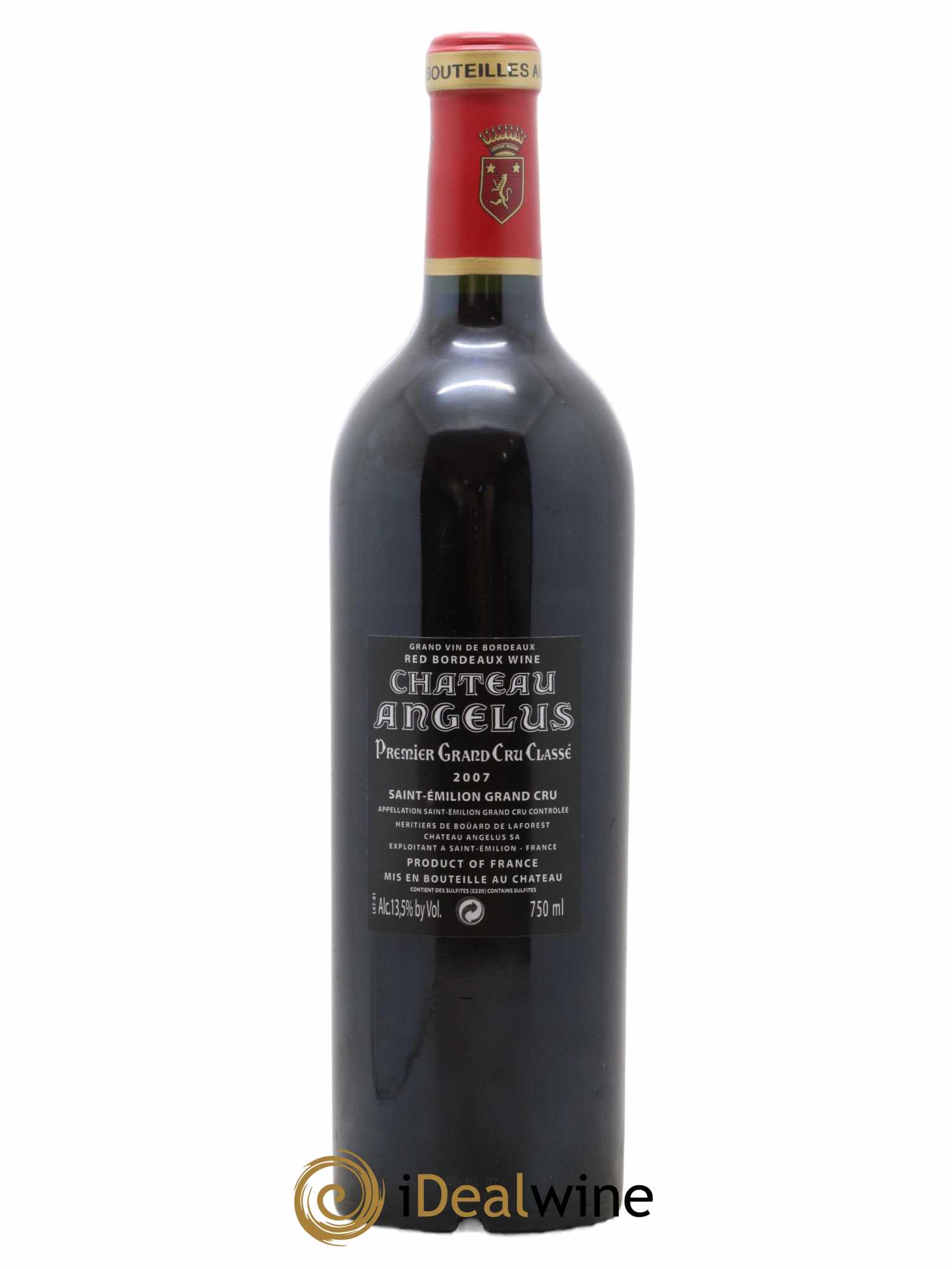 Château Angélus 1er Grand Cru Classé A 2007 - Lot of 1 bottle - 1