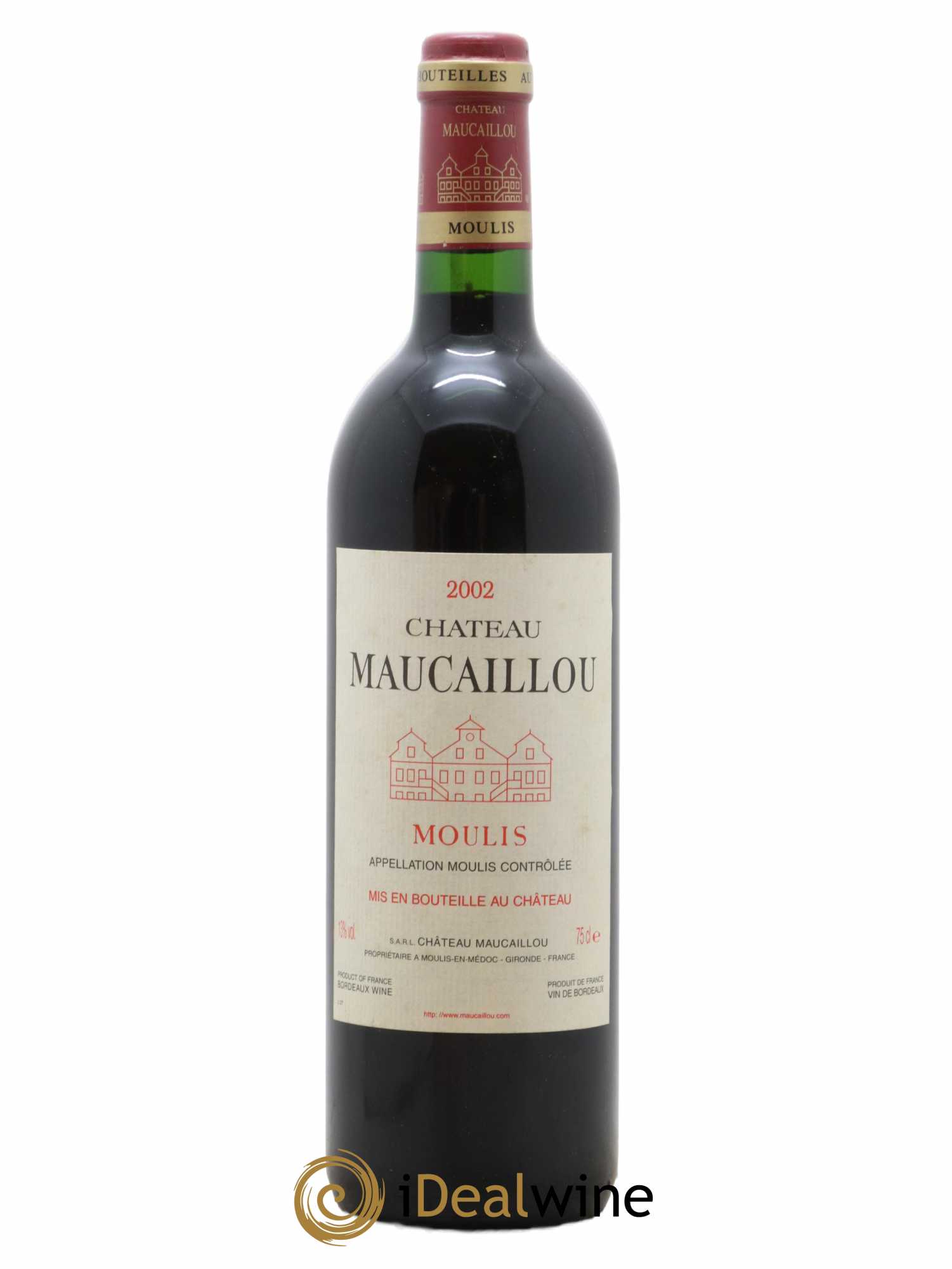 Château Maucaillou 2002 - Lot de 1 bouteille - 0