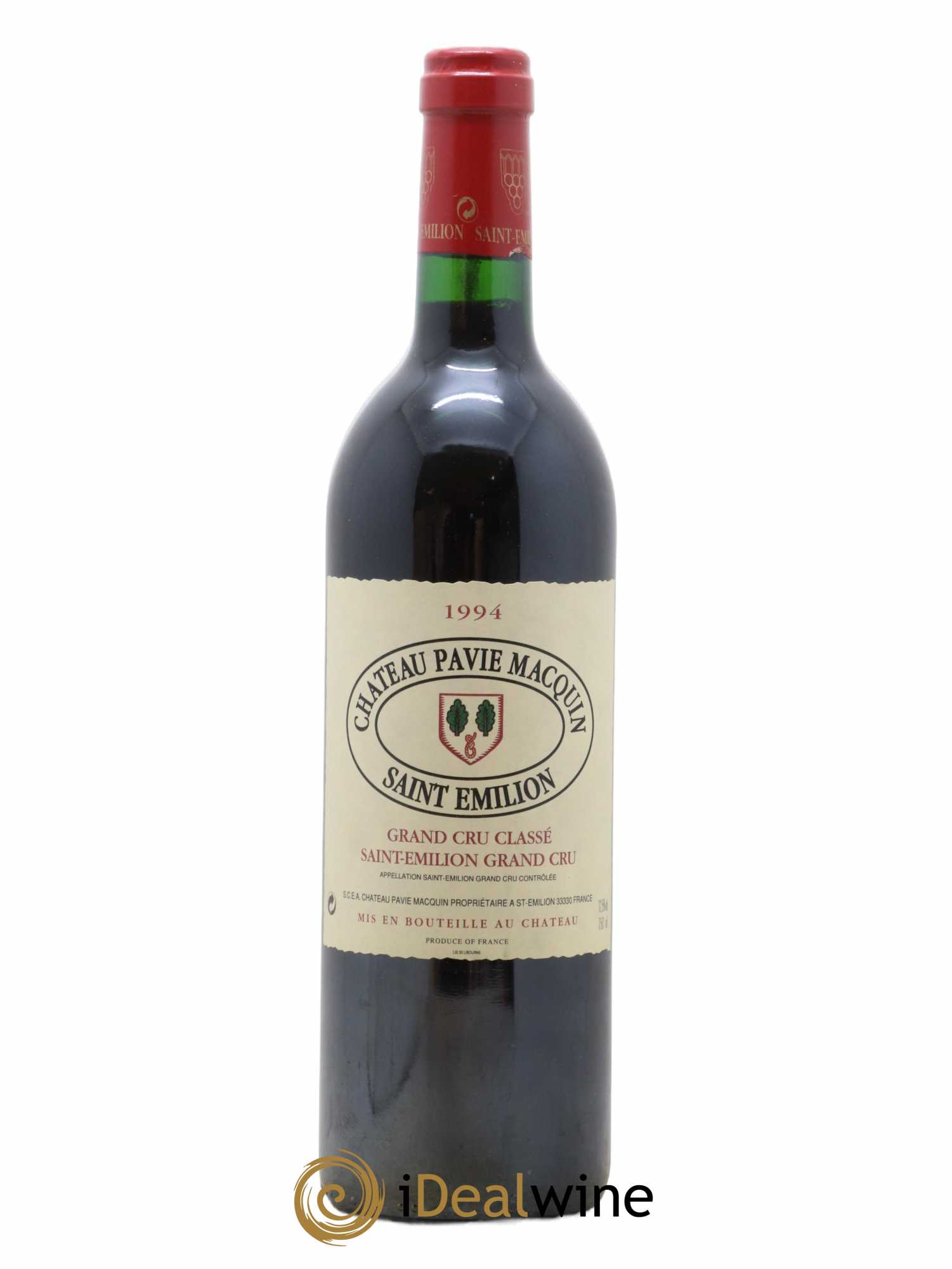 Château Pavie Macquin 1er Grand Cru Classé B 1994 - Lot de 1 bouteille - 0