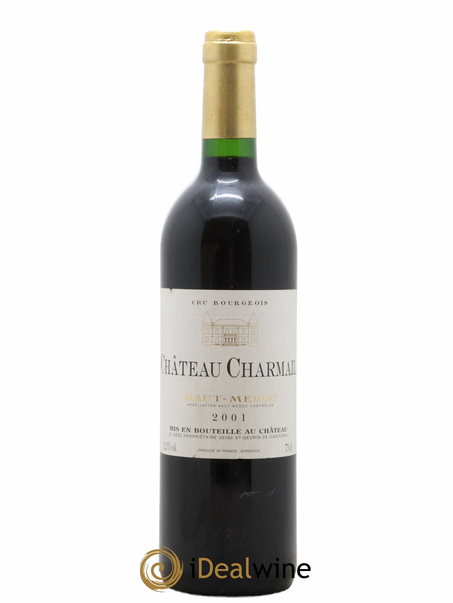 Château Charmail Cru Bourgeois 2001 - Lot de 1 bouteille - 0