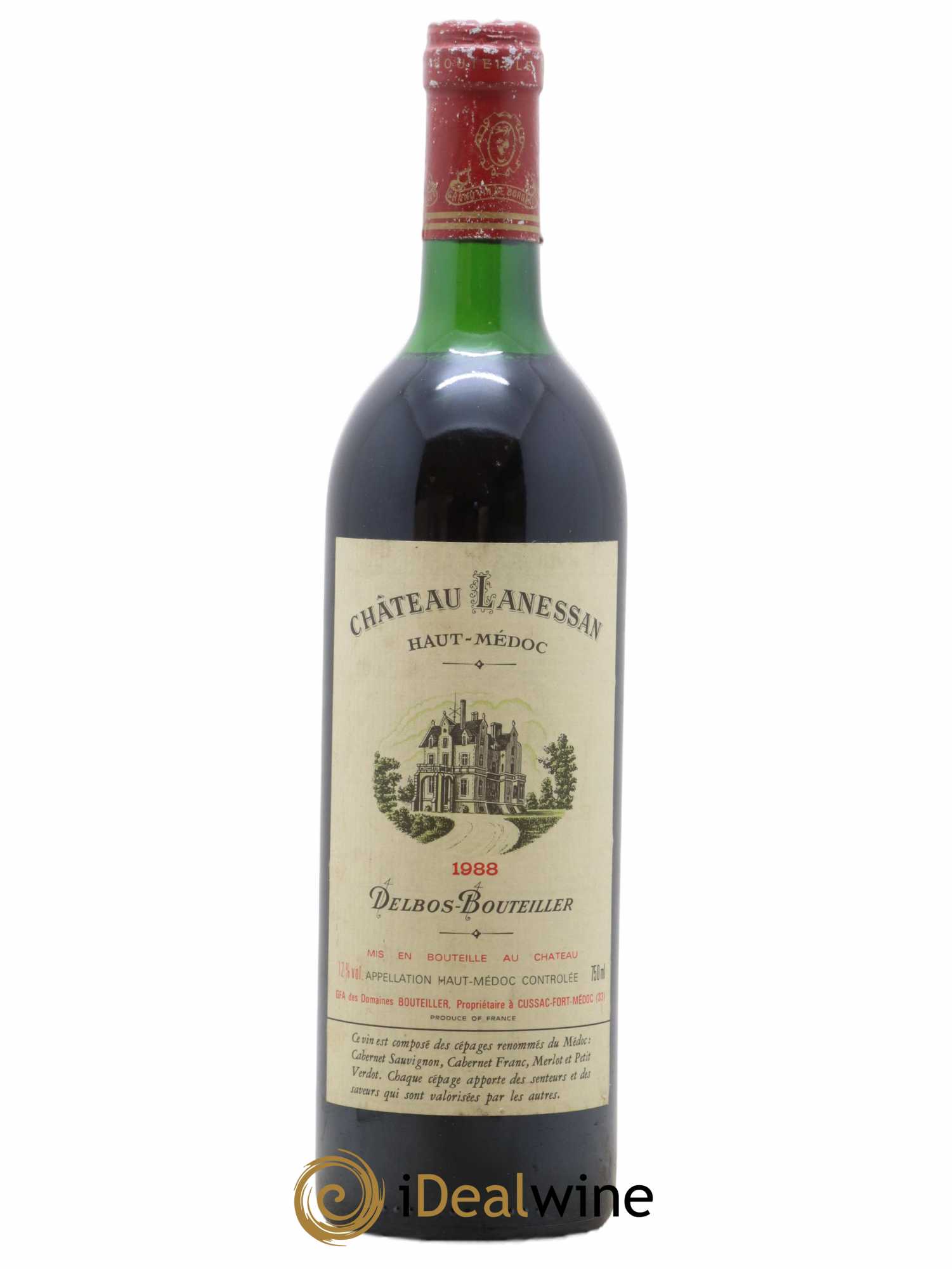 Château Lanessan Cru Bourgeois 1988 - Lot de 1 bouteille - 0