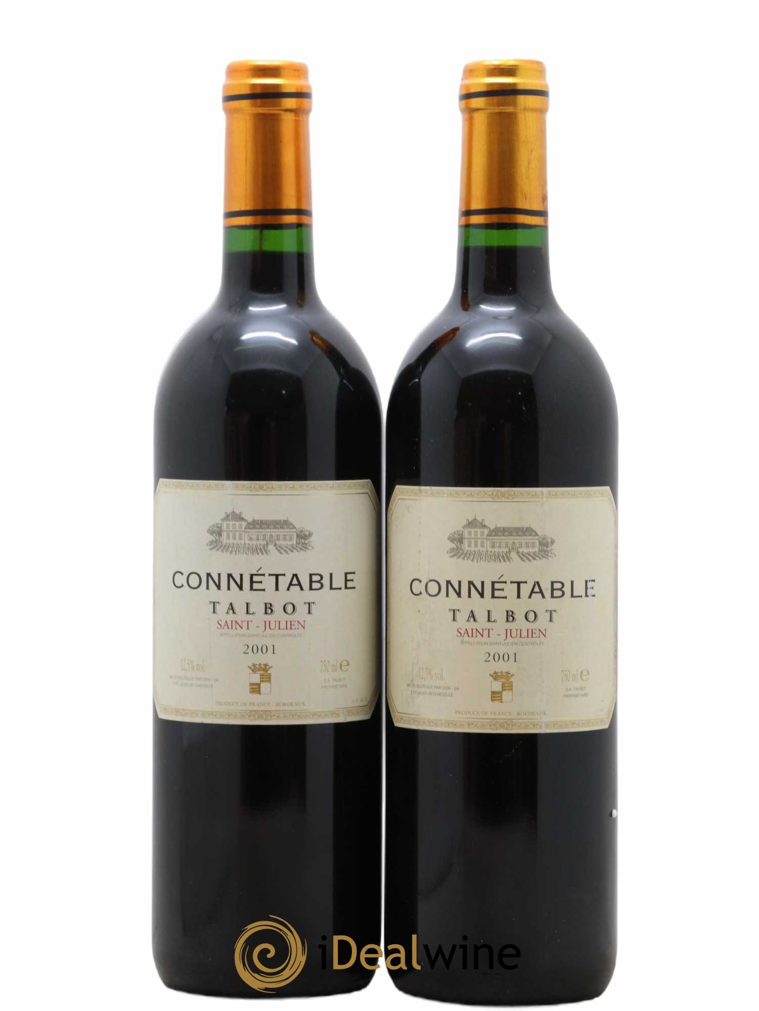 Connétable de Talbot Second Vin 2001 - Lot de 2 bouteilles - 0