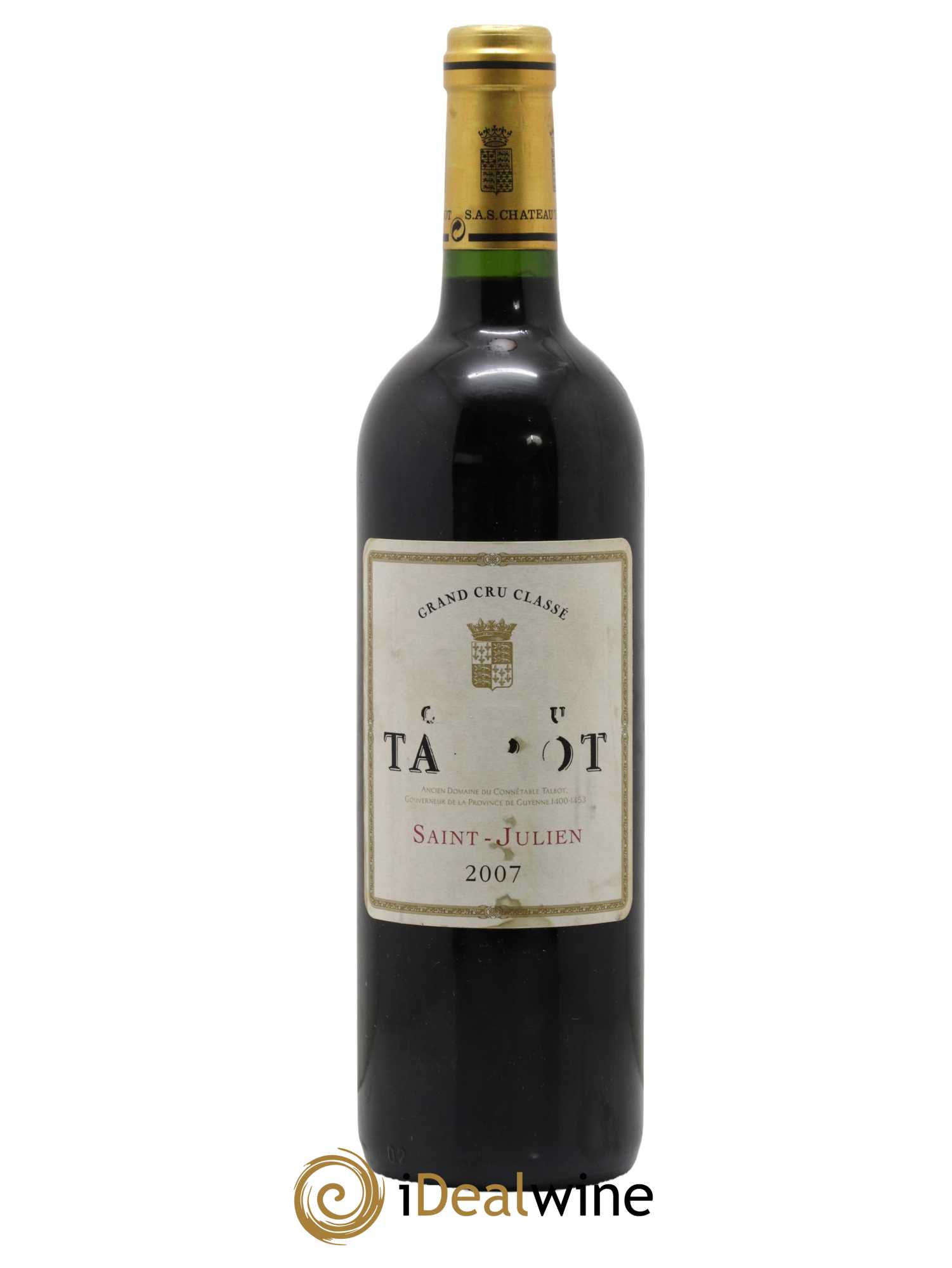 Château Talbot 4ème Grand Cru Classé 2007 - Lot de 1 bouteille - 0